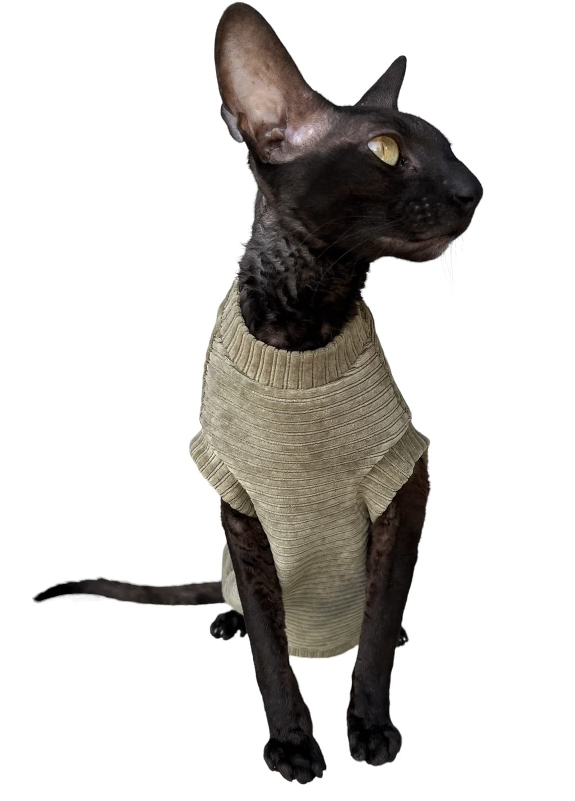 Kotomoda Hairless Cat'S T-Shirt Olives For Sphynx Cat (Small)