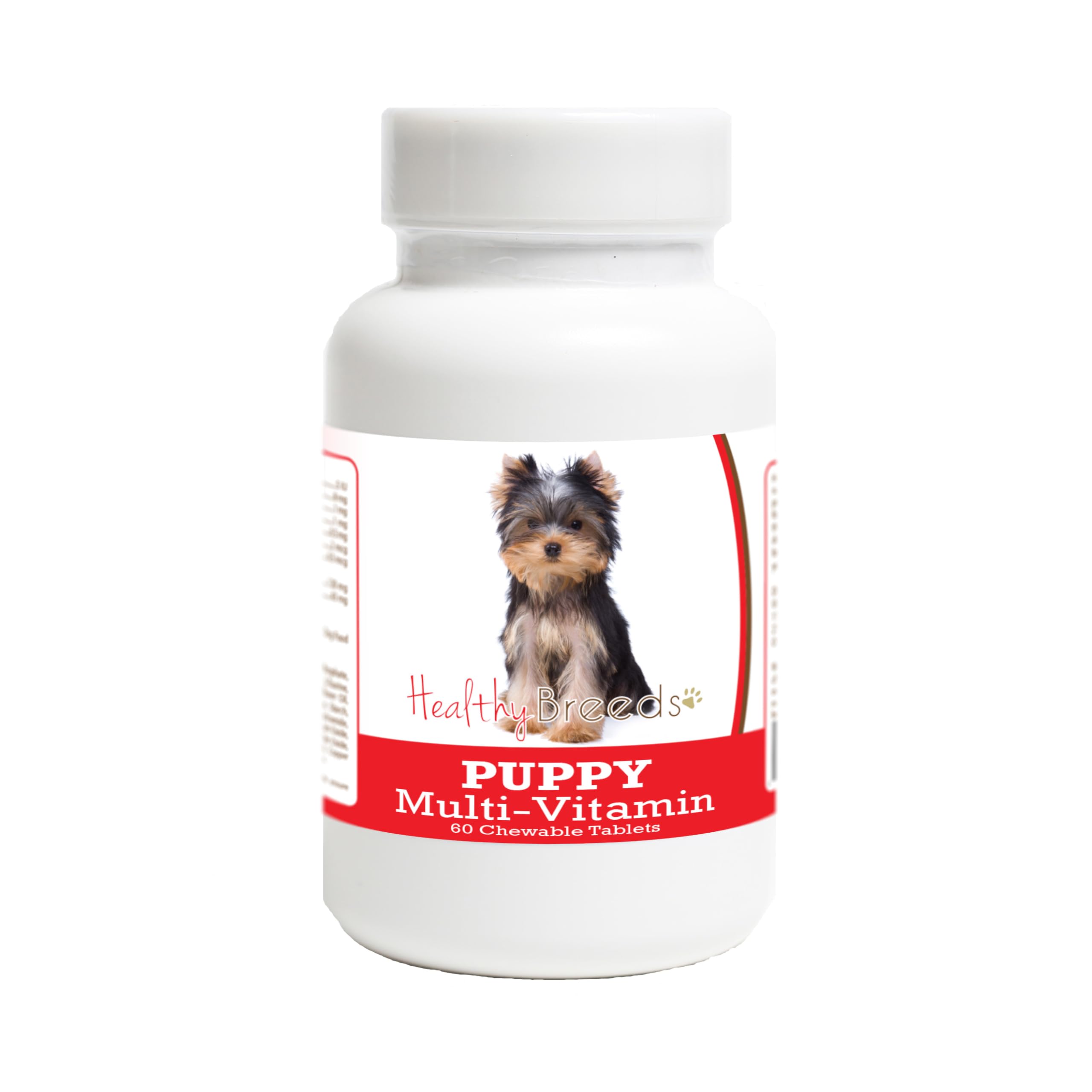 Healthy Breeds Yorkshire Terrier Puppy Dog Multivitamin Tablet 60 Count