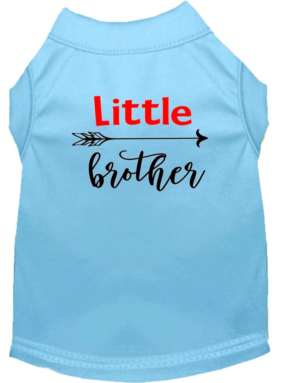 Pet Dog & Cat Shirt Screen Printed, "Little Brother" Emerald Green MD (6-10 lbs.)