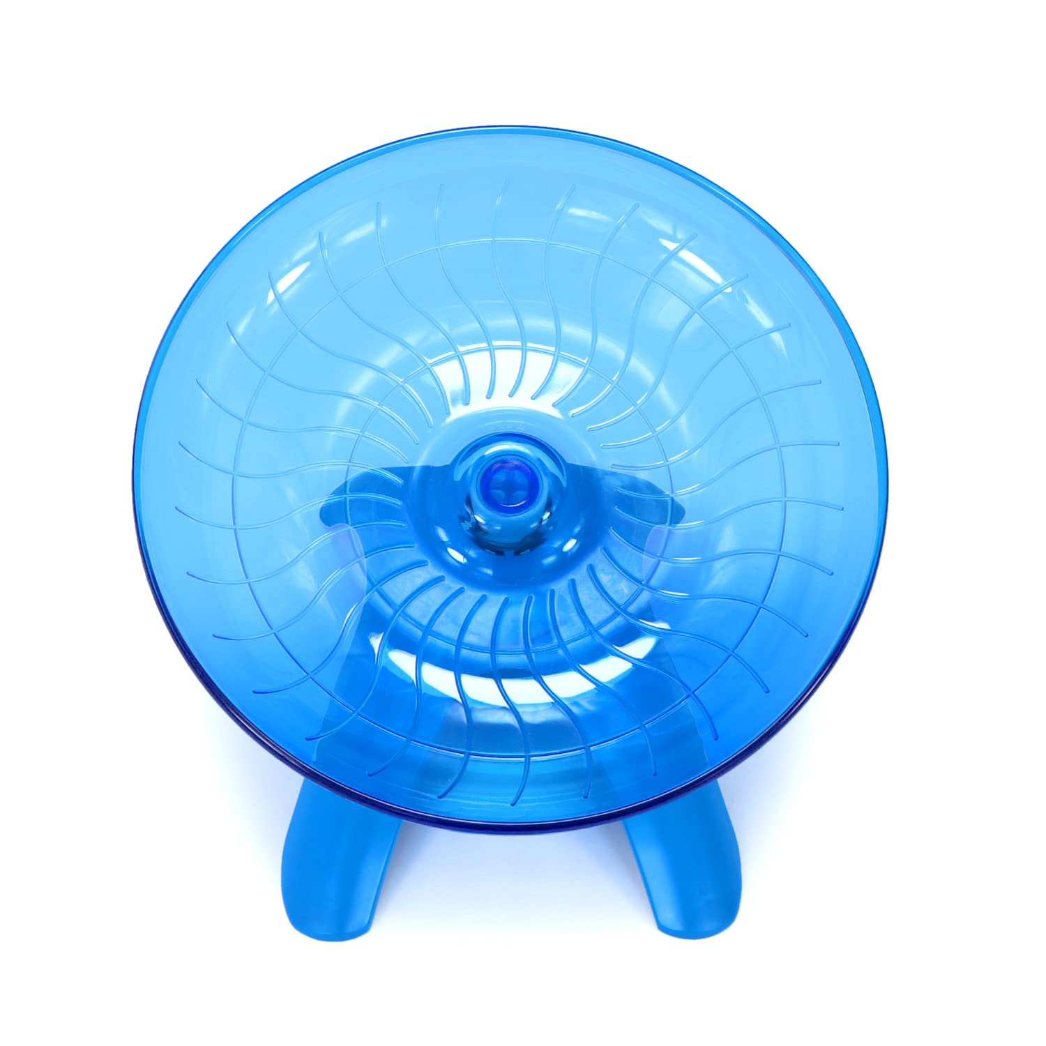 Hamster Wheel Hamster Flying Saucer Silent Exercise Wheel Running Wheel For Dwarf Hamsters Gerbil Mice Small Animals (Blue)
