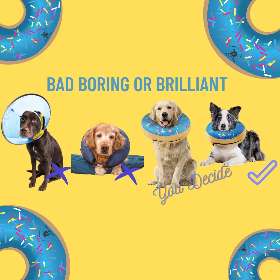 Dog Donut collar  great Alternative to a Traditional Dog cone or a Soft Dog cone collar  Our Inflatable Dog cone is an Excellent