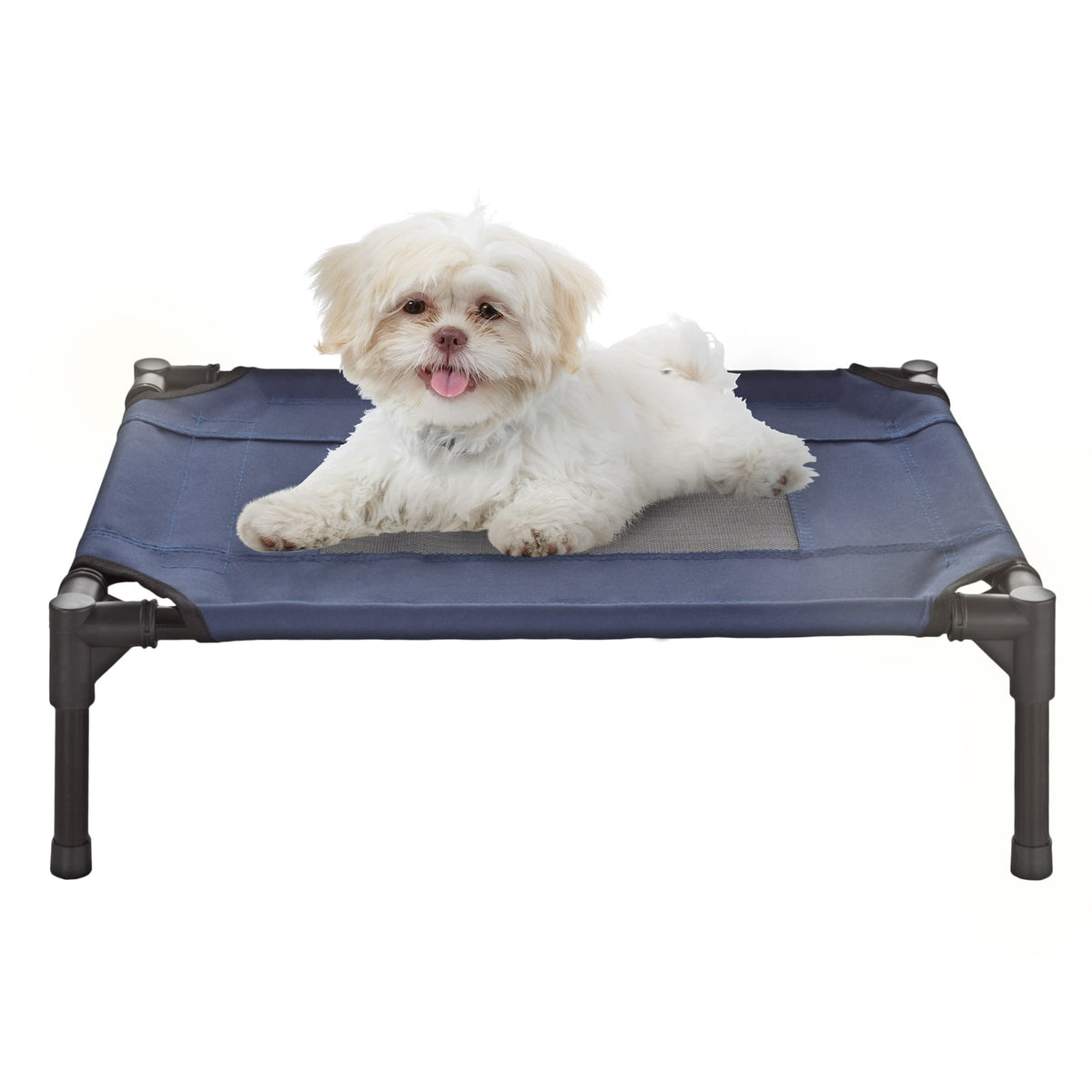 Elevated Dog Bed - 24.5X18.5-Inch Portable Pet Bed With Non-Slip Feet - Indoor/Outdoor Dog Cot Or Puppy Bed For Pets Up To 25Lbs