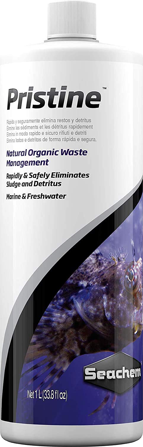 Seachem Pristine Natural Waste Management - Organic Sludge and Detritus Eliminator 1 L