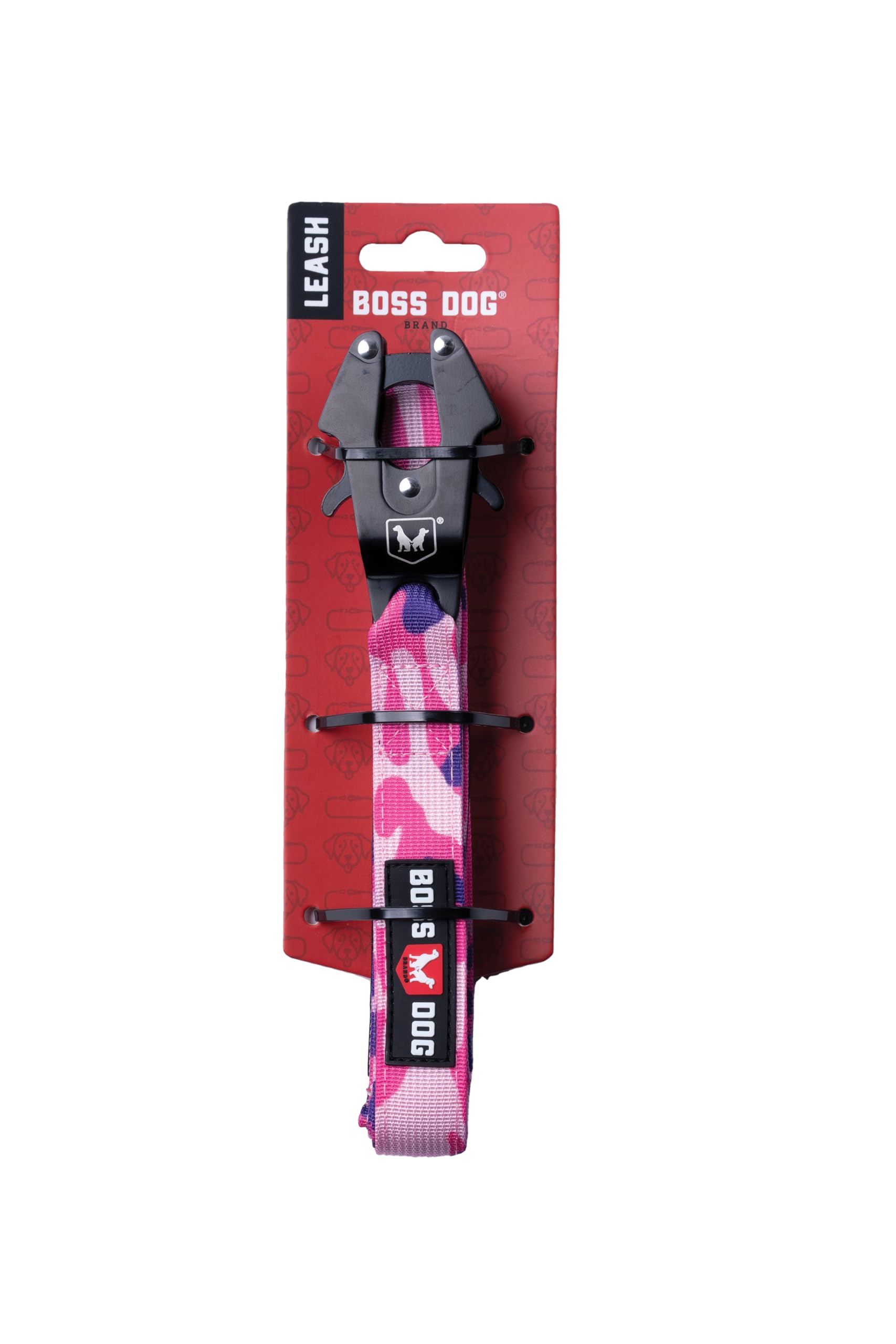 Boss Dog Tactical Leash, Pink Camo, 6 Ft
