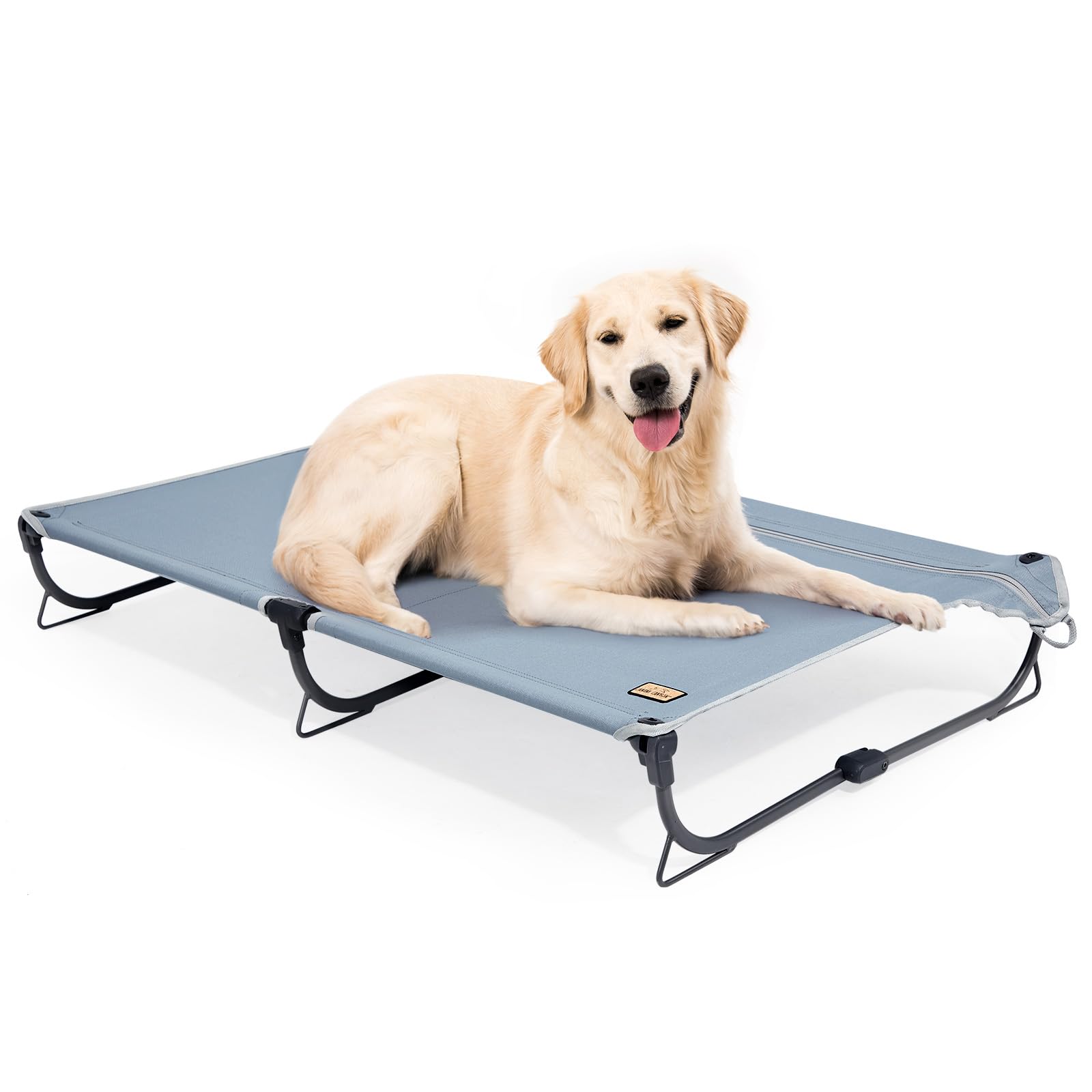 Canine Canyon Daisy Cot, Large Foldable Elevated Dog Bed, Portable Raised Outdoor Folding Dog Cot, Cooling, Chew Proof, Waterpro