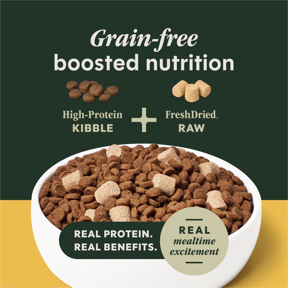 Instinct Raw Boost, Natural Dry Dog Food with Freeze Dried Pieces, High Protein, Grain Free Recipe - Real Chicken, 20 lb. Bag