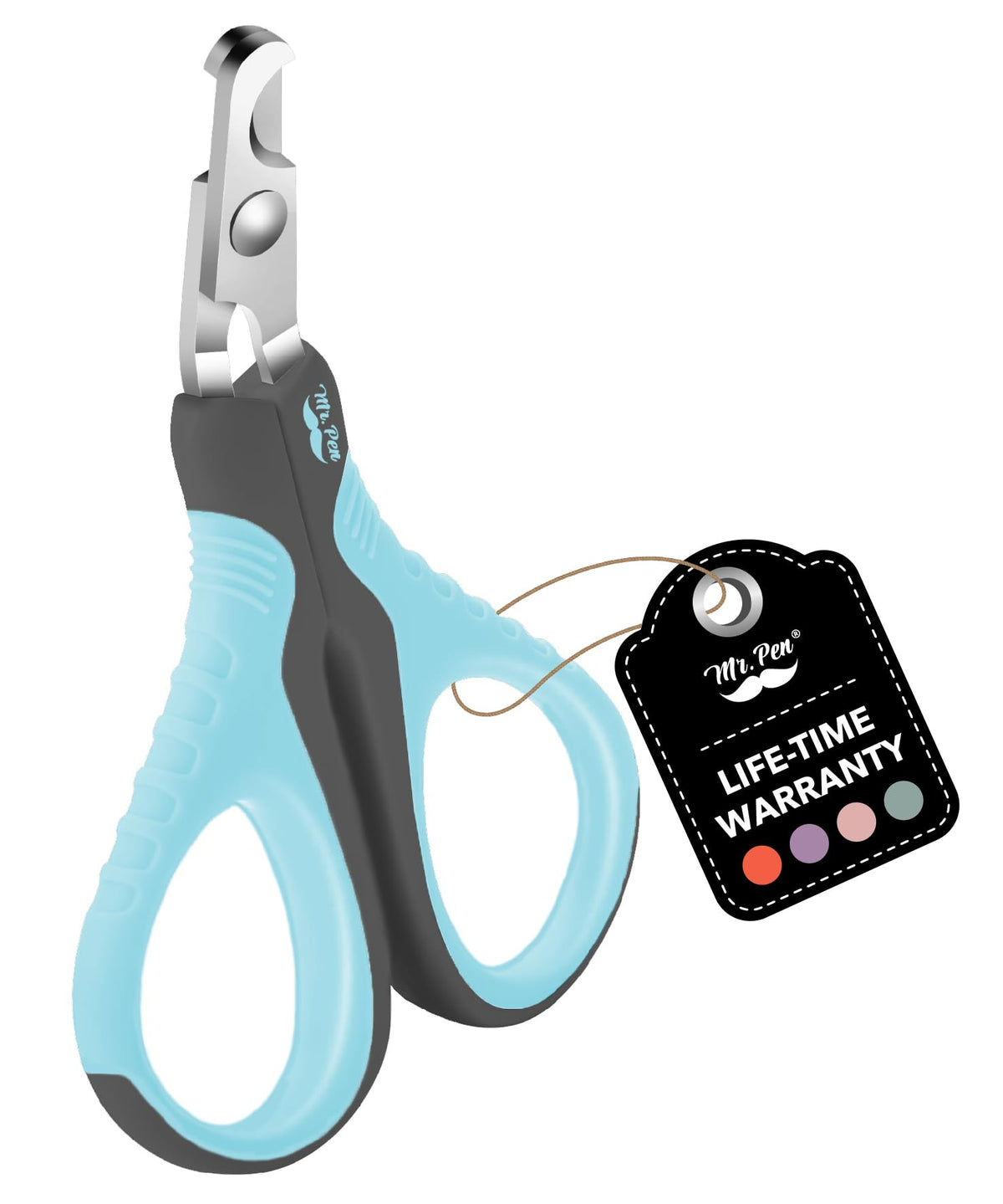 Mr. Pen- Cat Nail Clipper, Sky Blue & Dark Gray Cat Nail Trimmer, Cat Nail Clippers, Cat Claw Clippers, Cat Clippers For Nails, Pet Nail Clippers, Kitten Nail Clipper, Small Dog Nail Clipper