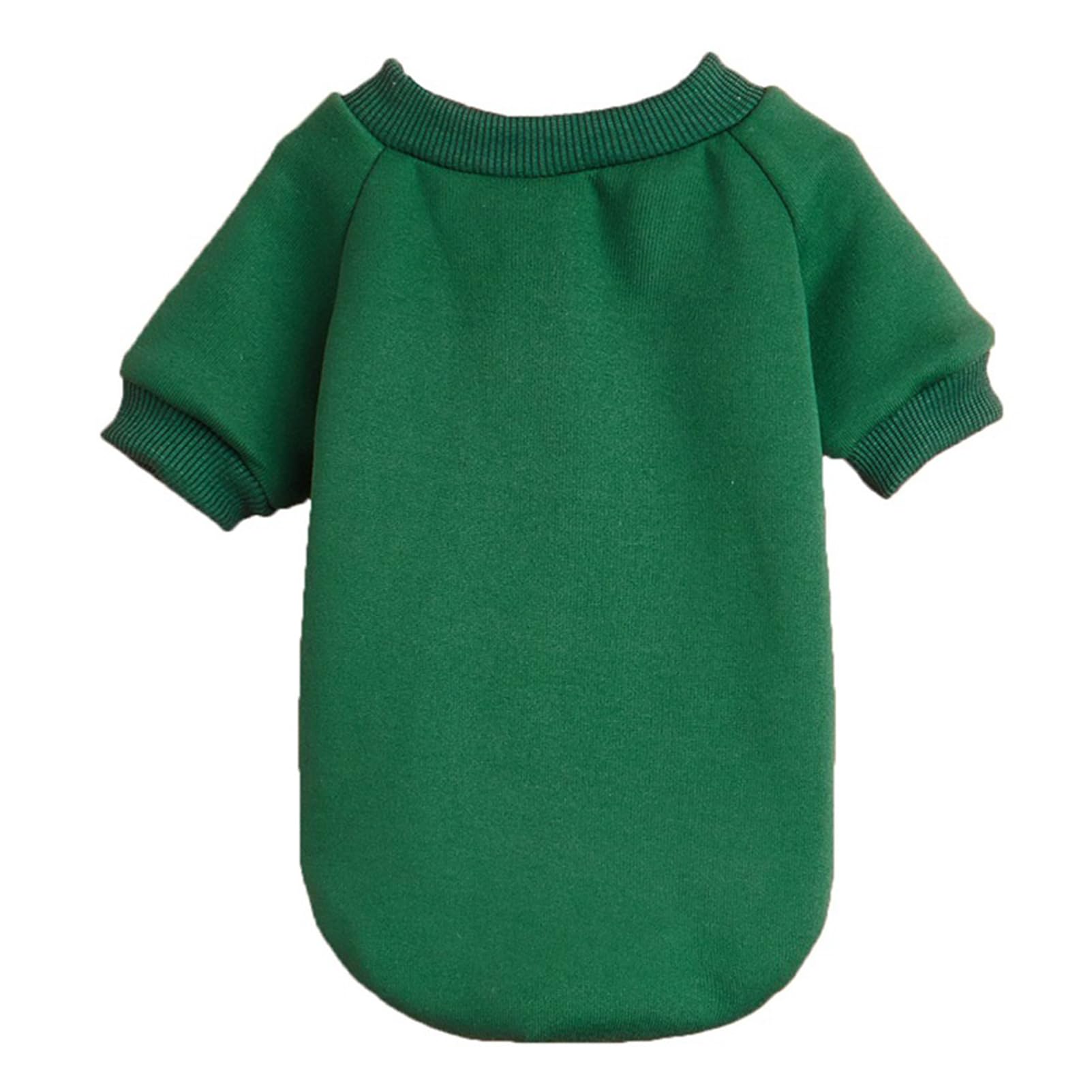 Jouhoi Puppy Sweater For Small Dogs Clothes Warm Winter Cat Clothe Pet Sweatshirt Knitwear Doggie Kitten Clothing, Green, Xx-Sma