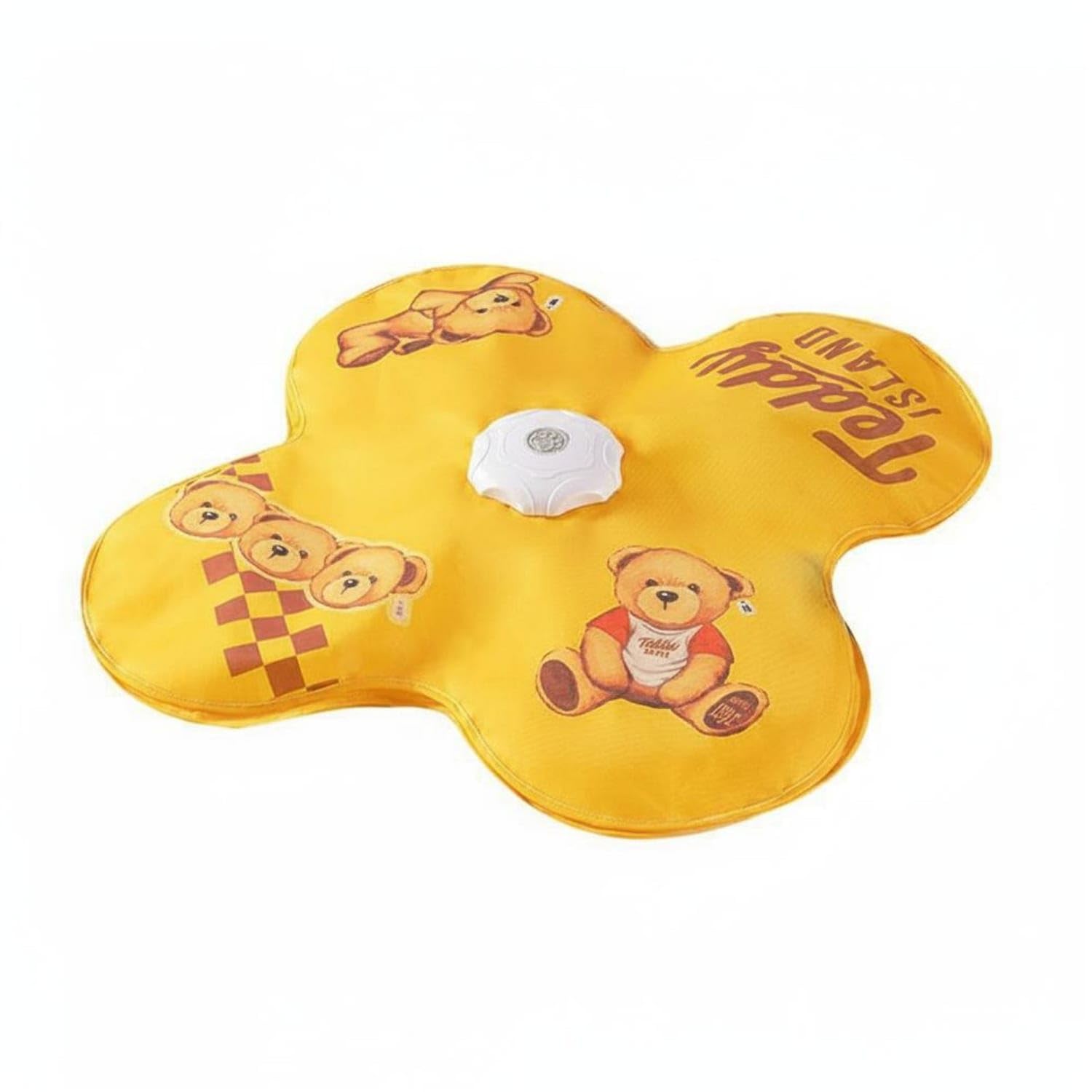 Ecomistiq Electric Feline Chase Toy Sound Making Automatic Feline Teaser Self Moving For Cats, Indoor, Yellow Little