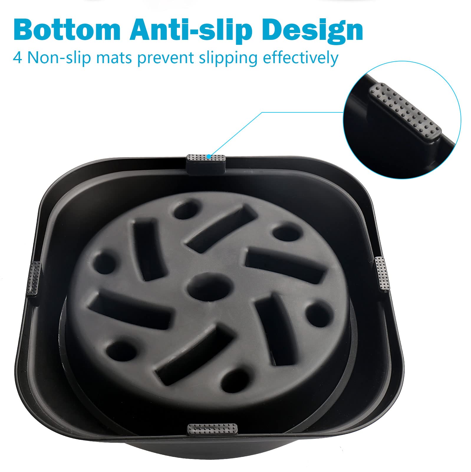 Upsky Slow Feeder Small Dog Puzzle Bowl Feeder - Anti-Slip, Anti-Bloat, Anti-Choking