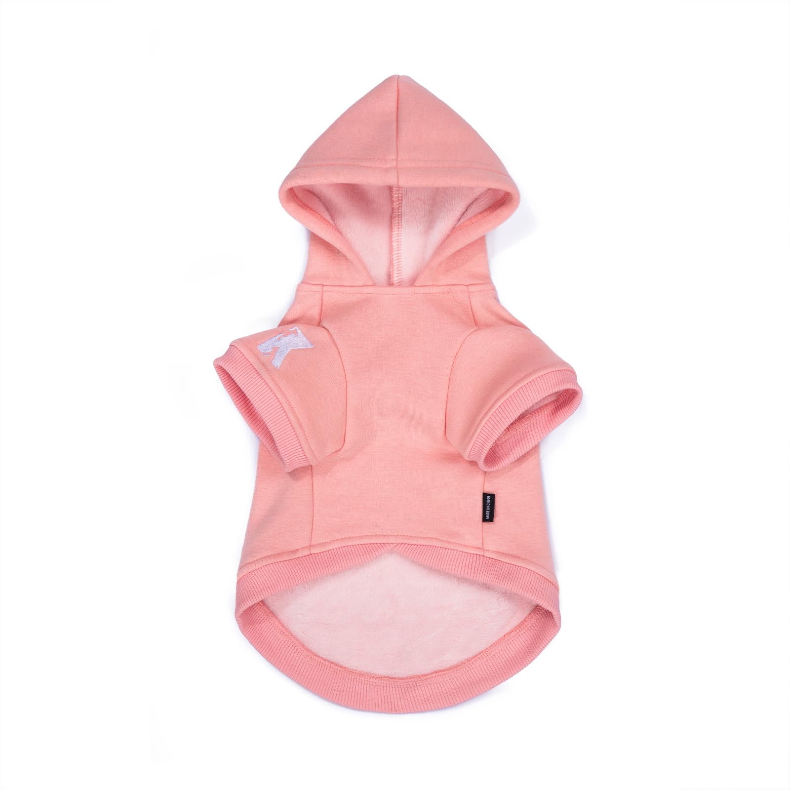 Koneseve Dog Hoodie - Fleece Warm Sweater With Pocket, Soft Clothes For Daily Wear, Basic Hooded Sweatshirts, Winter Coat Clothi