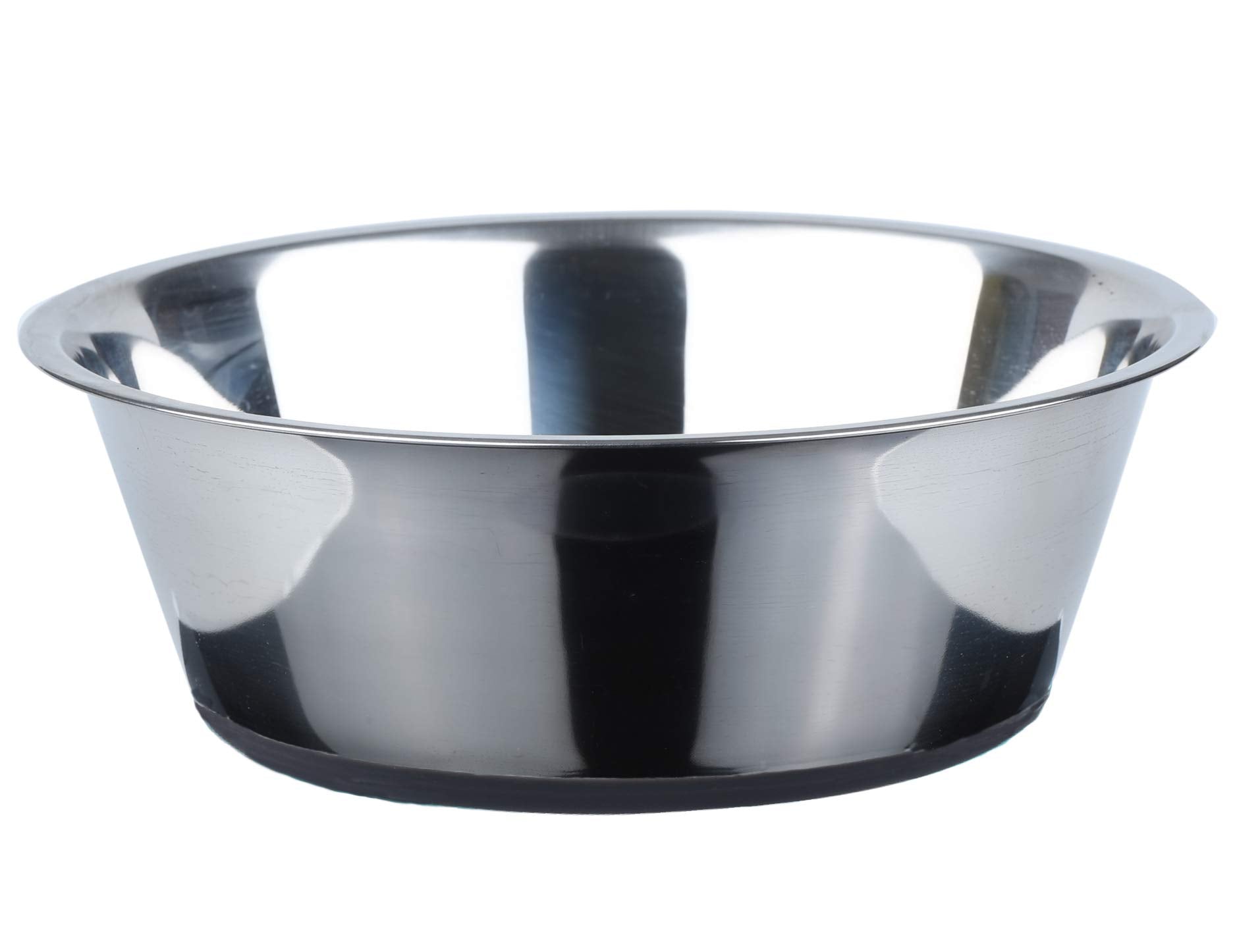 PEGGY11 Deep Stainless Steel Anti-Slip Dog Bowls, Single Pack, 2 Cups
