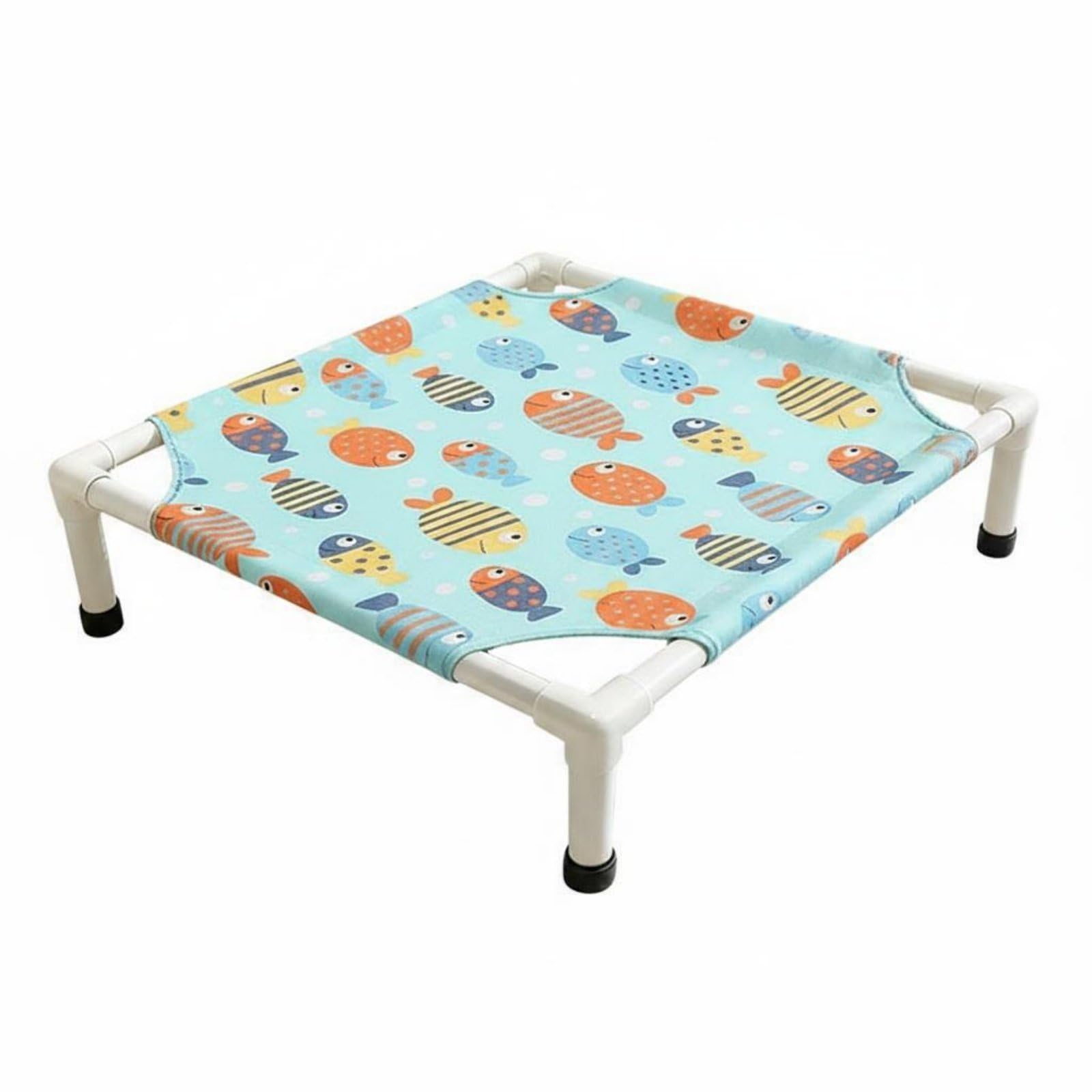 Merishopp Detachable Elevated Dog Bed YearRound Raised Dog Bed Washable Mesh Pet Cot Above the Ground for Small Dogs, S, Turbot