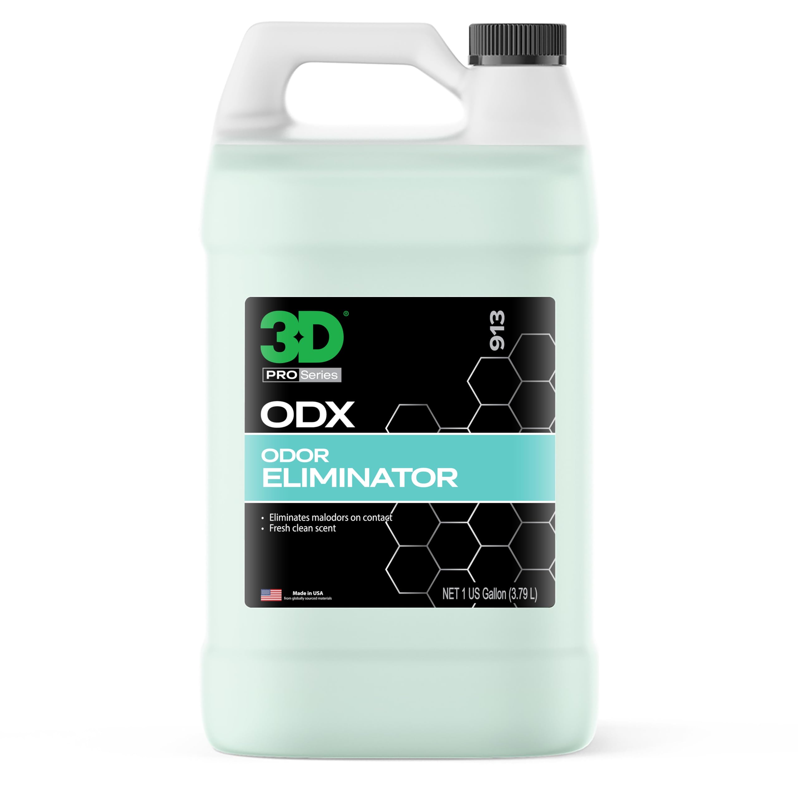 3D ODX - Automotive Odor Eliminator - Deodorizes Pet, Food, Smoke, & Other Linger Odors - Fresh Clean Scent - Great for Car, Hom