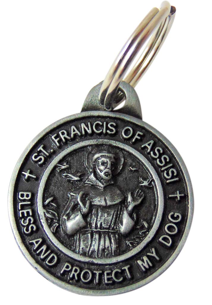 Westman Works St Francis Medal Set For Dogs Collar Pendant With Pet Prayer Gift Boxed