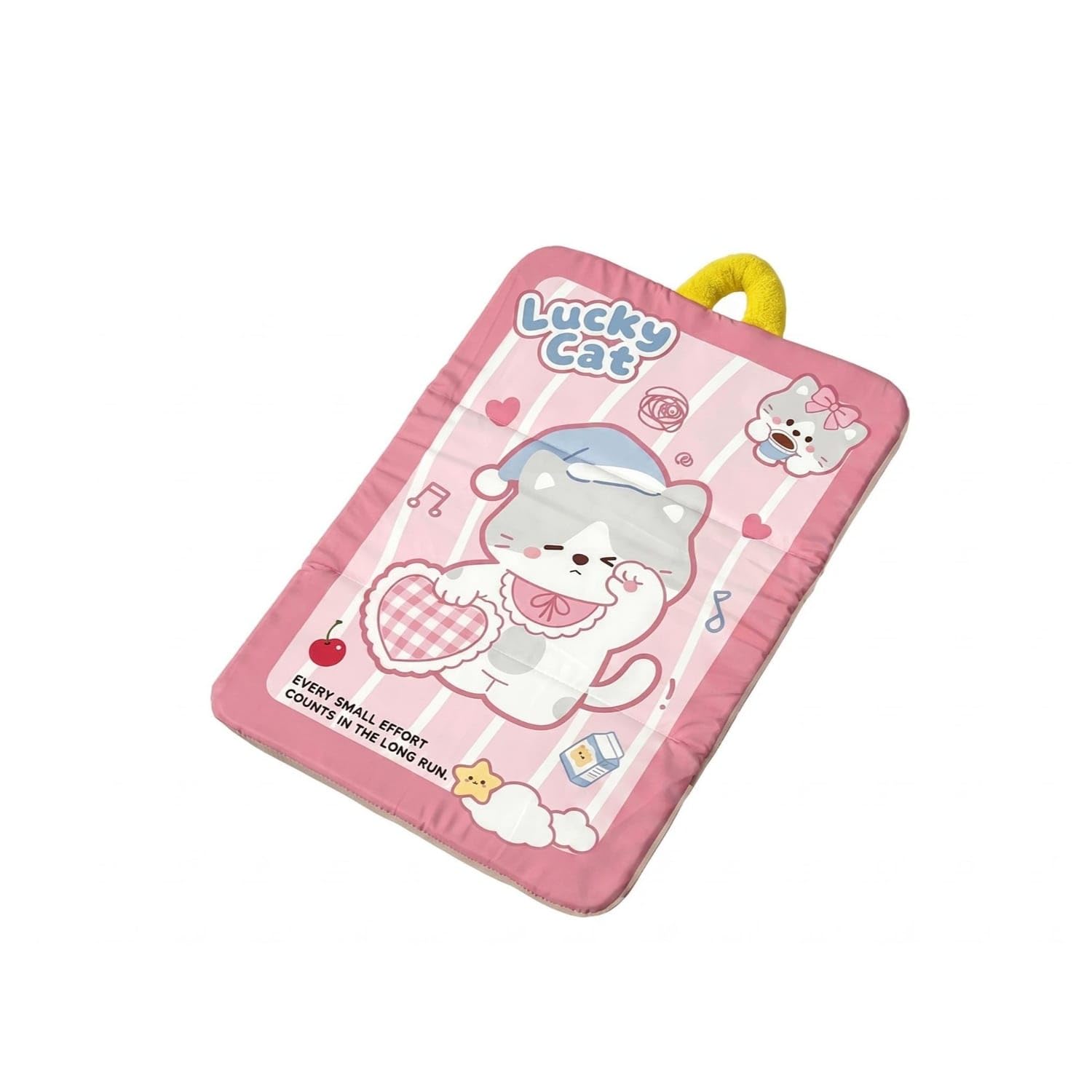 Merishopp DoubleSided Dog Cooling Mat WearResistant Pet Cooling Mat Printed Cartoon Portable Floor Pad Cushioned for Sleeping,