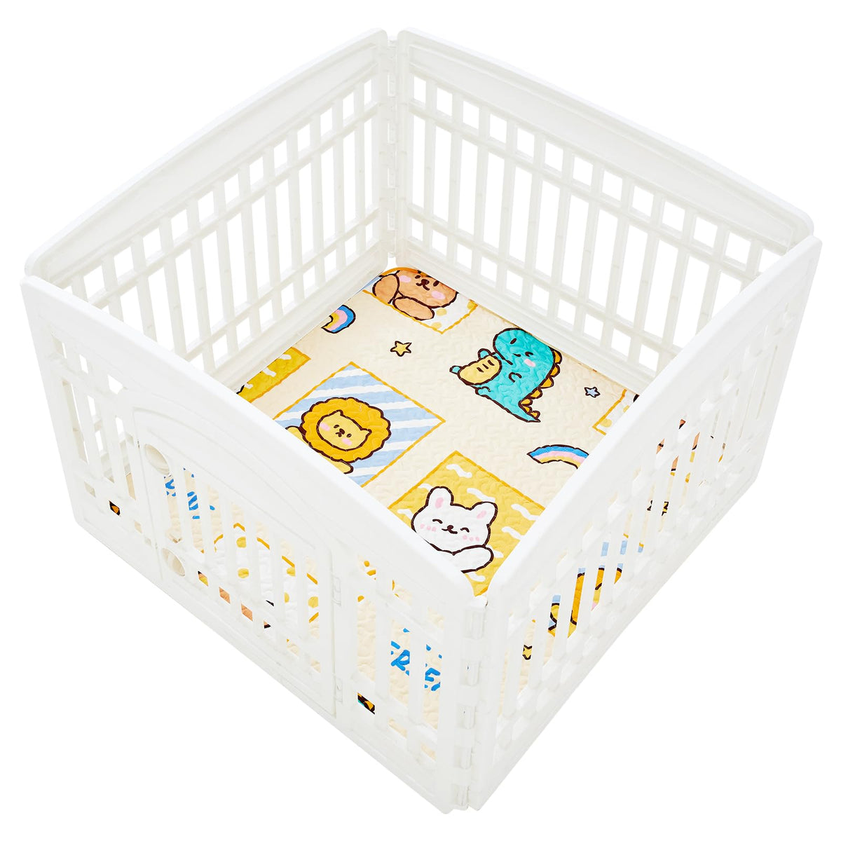 Pjyucien Machine Washable Square Dog Playpen Mat, 36   X 36   , Non-Slip Pet Pen Pee Pad, Suitable For Indoor/Outdoor Puppy Trai
