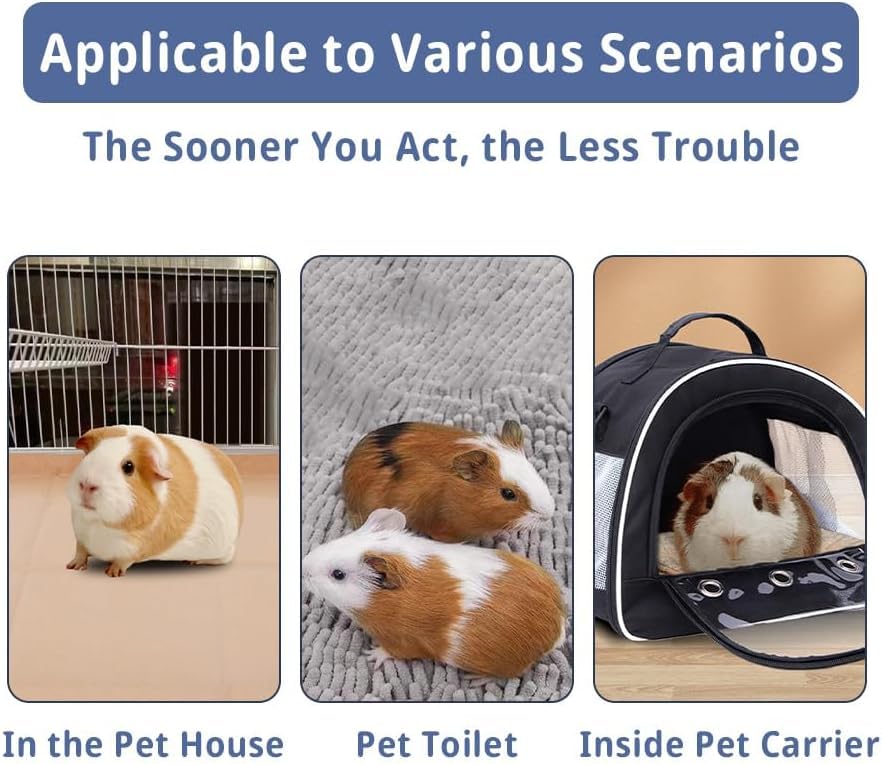 Disposable Guinea Pig Cage Liners, 48' X24 Large Liner Bag For Guinea Pig Cage Bottom, Water-Resistant Kraft Paper (8Pack)