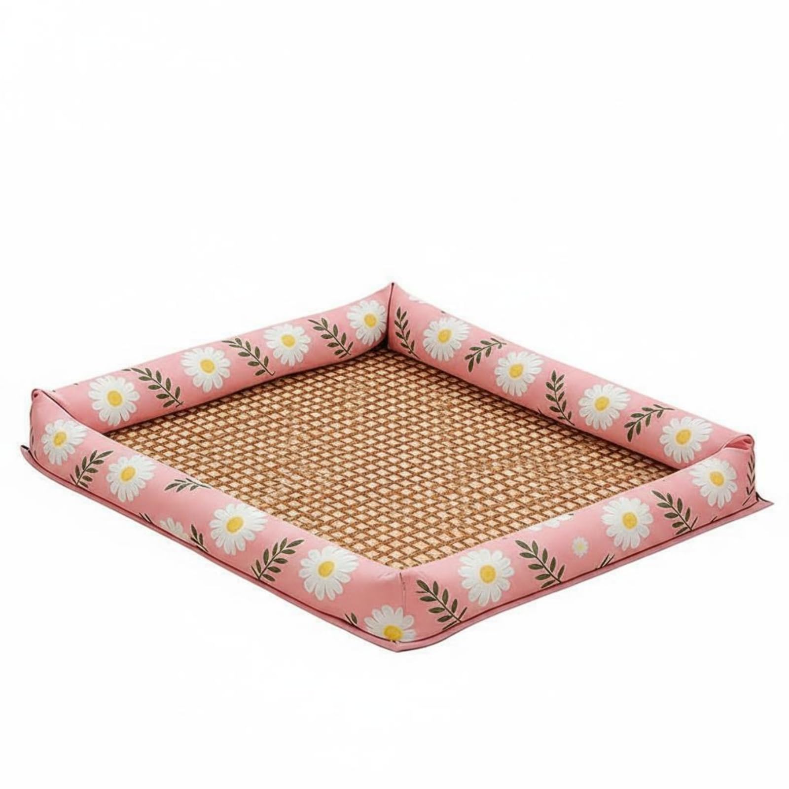 VISTORA Breathable Summer Pet Mat Soft Cooling Dog Bed Mat Easy to Clean Ice Silk Cooling Pad Washable for Small Dogs, Cats, Ind