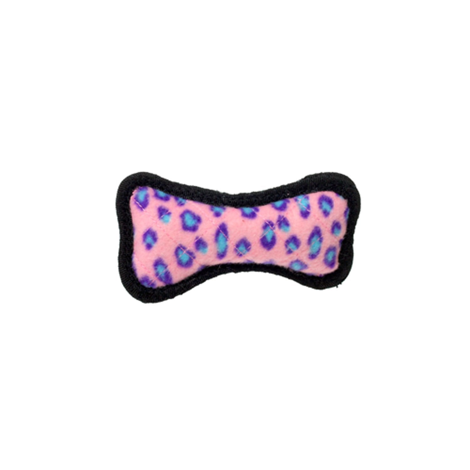 Tuffy - World'S Tuffest Soft Dog Toy - Ultimate Bone-Squeakers - Multiple Layers. Made Durable, Strong & Tough. Interactive Play (Tug, Toss & Fetch). Machine Washable & Floats (Jr, Pink Leopard).