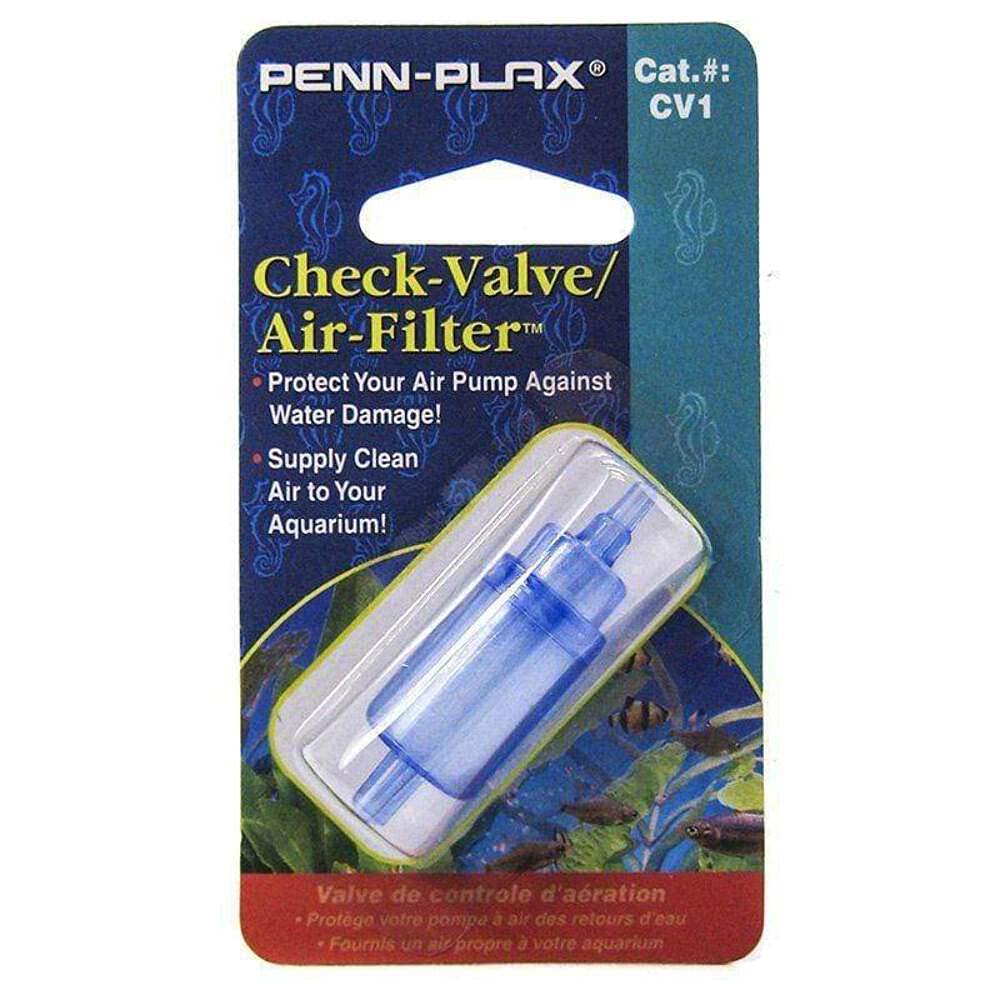Pen-Plax Cv1 Check Valve With Air Filter For Aquariums