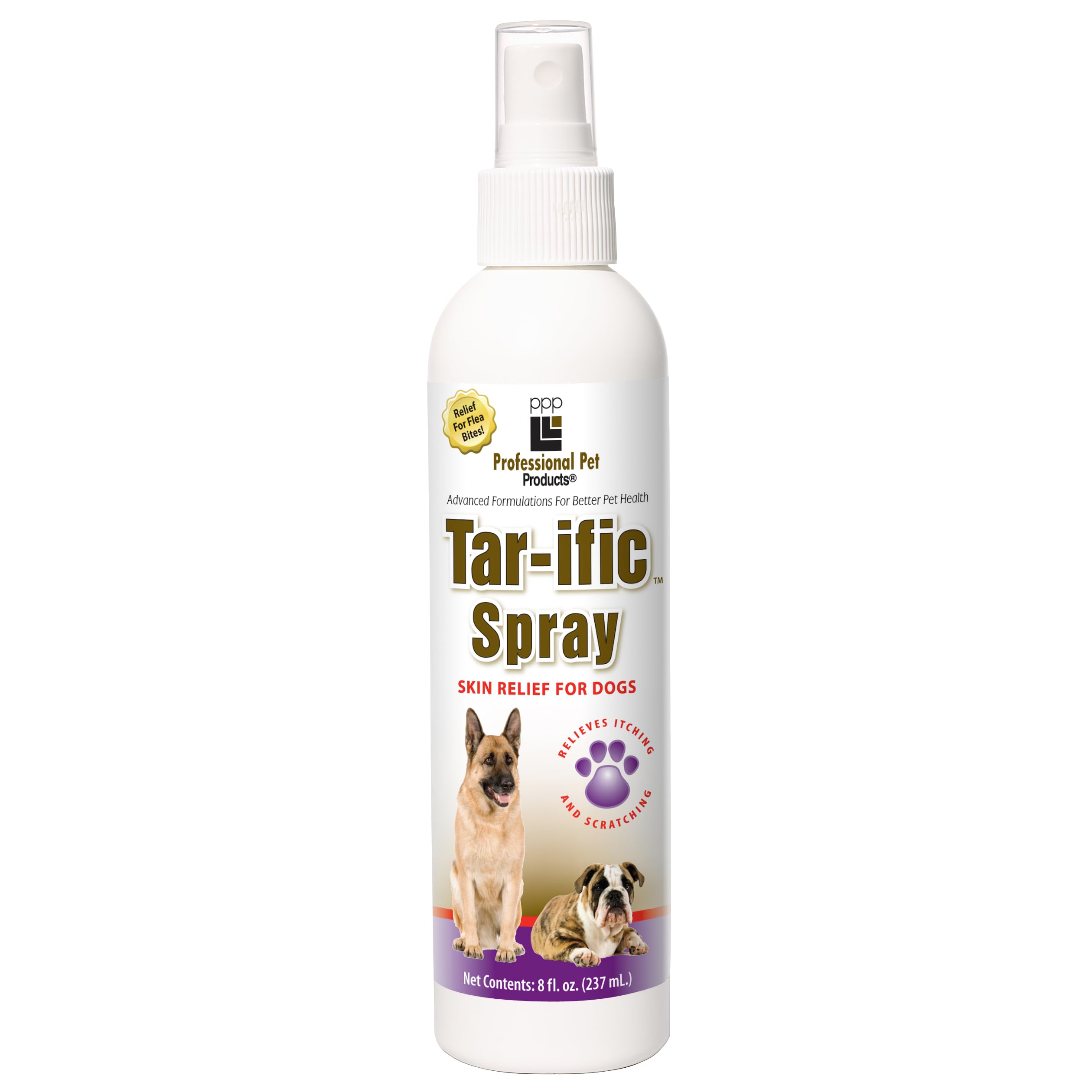Ppp Pet Tar-Ific Skin Relief Spray, 8-Ounce