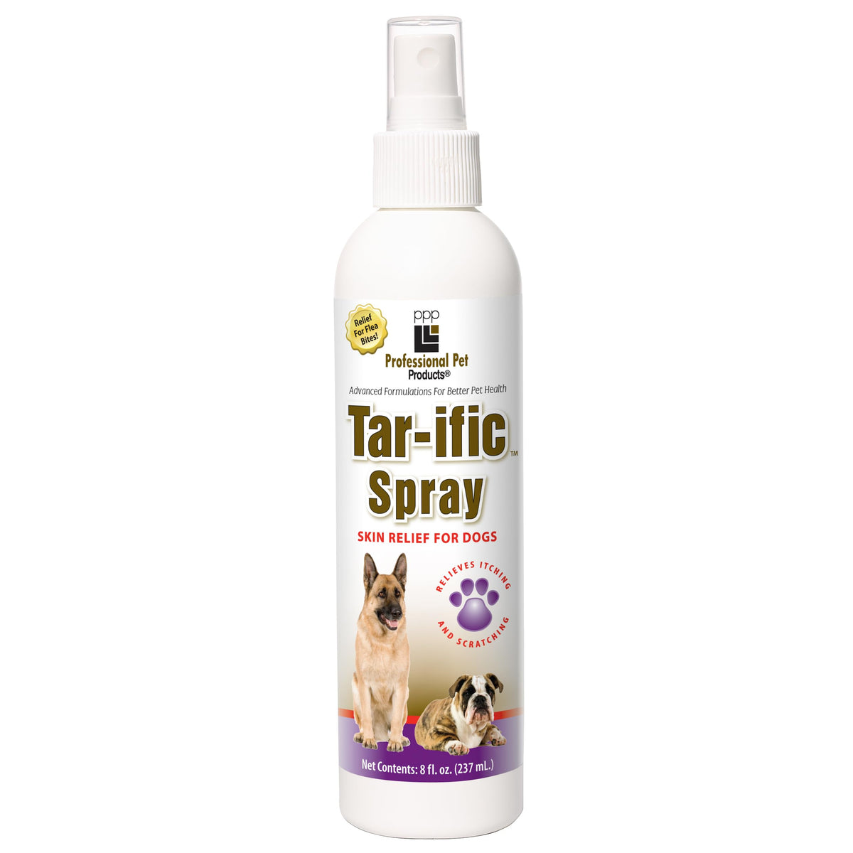 Ppp Pet Tar-Ific Skin Relief Spray, 8-Ounce