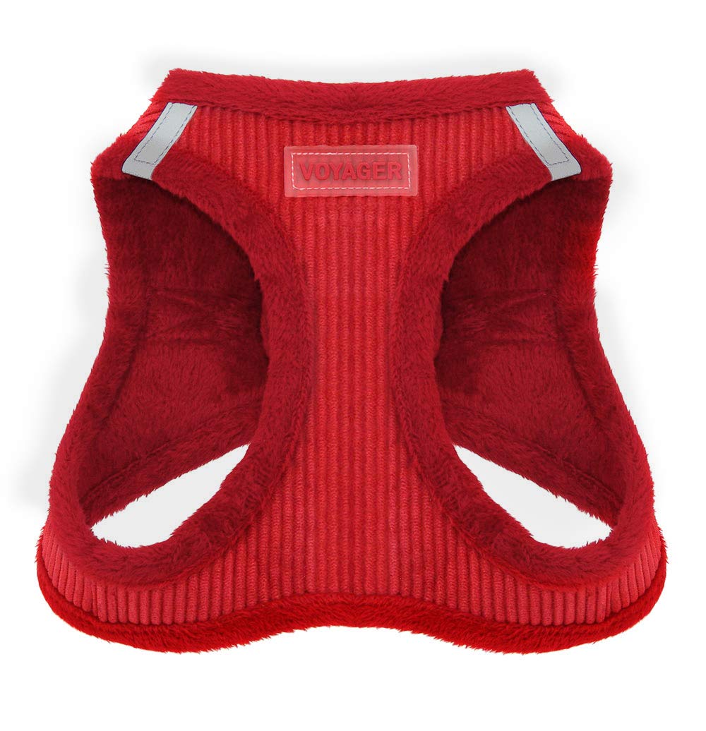 Voyager Step-In Plush Dog Harness - Soft Plush, Step In Vest Harness For Small And Medium Dogs By Best Pet Supplies - Harness (R
