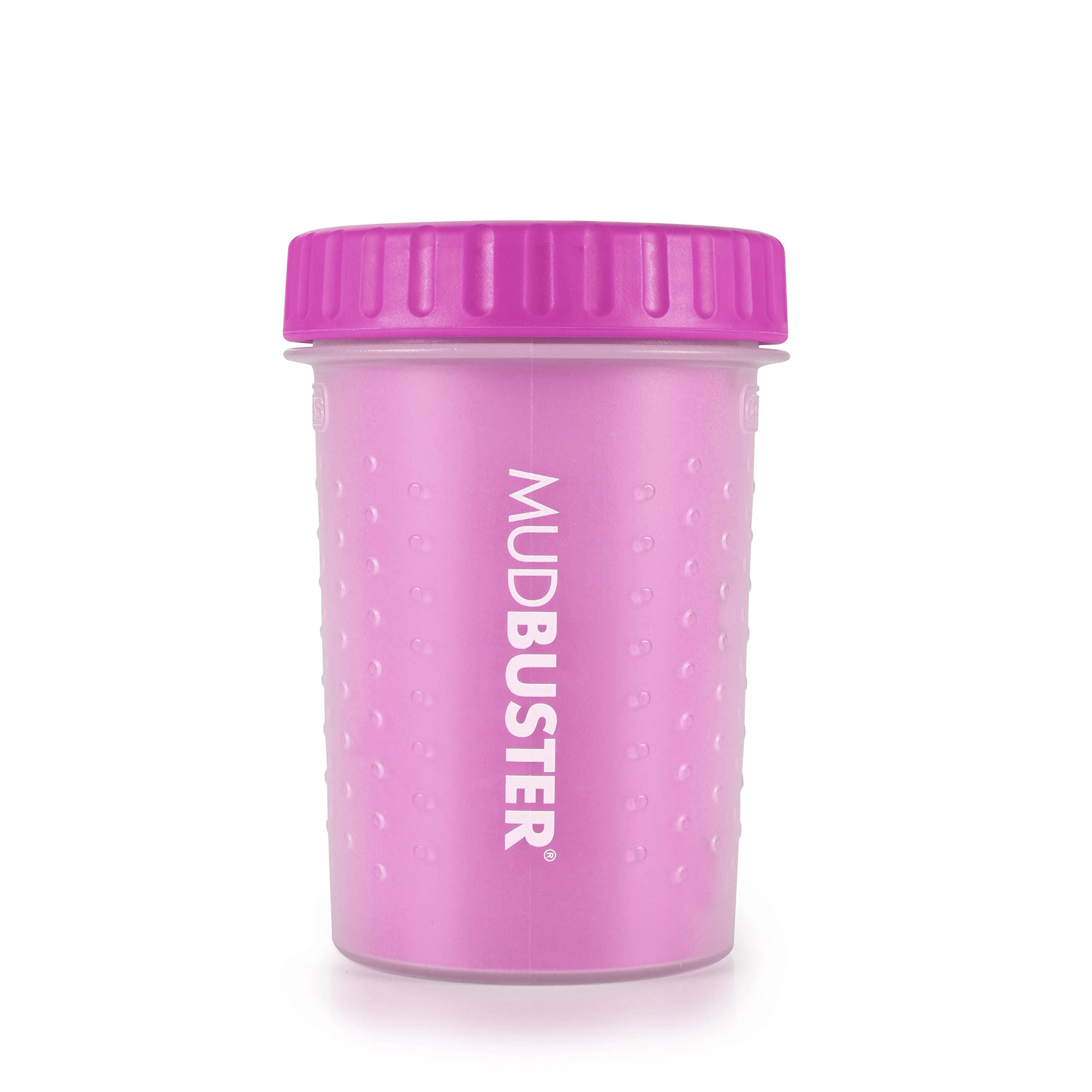 Dexas Mudbuster Portable Dog Paw Washer/Paw Cleaner, Medium, Fuchsia