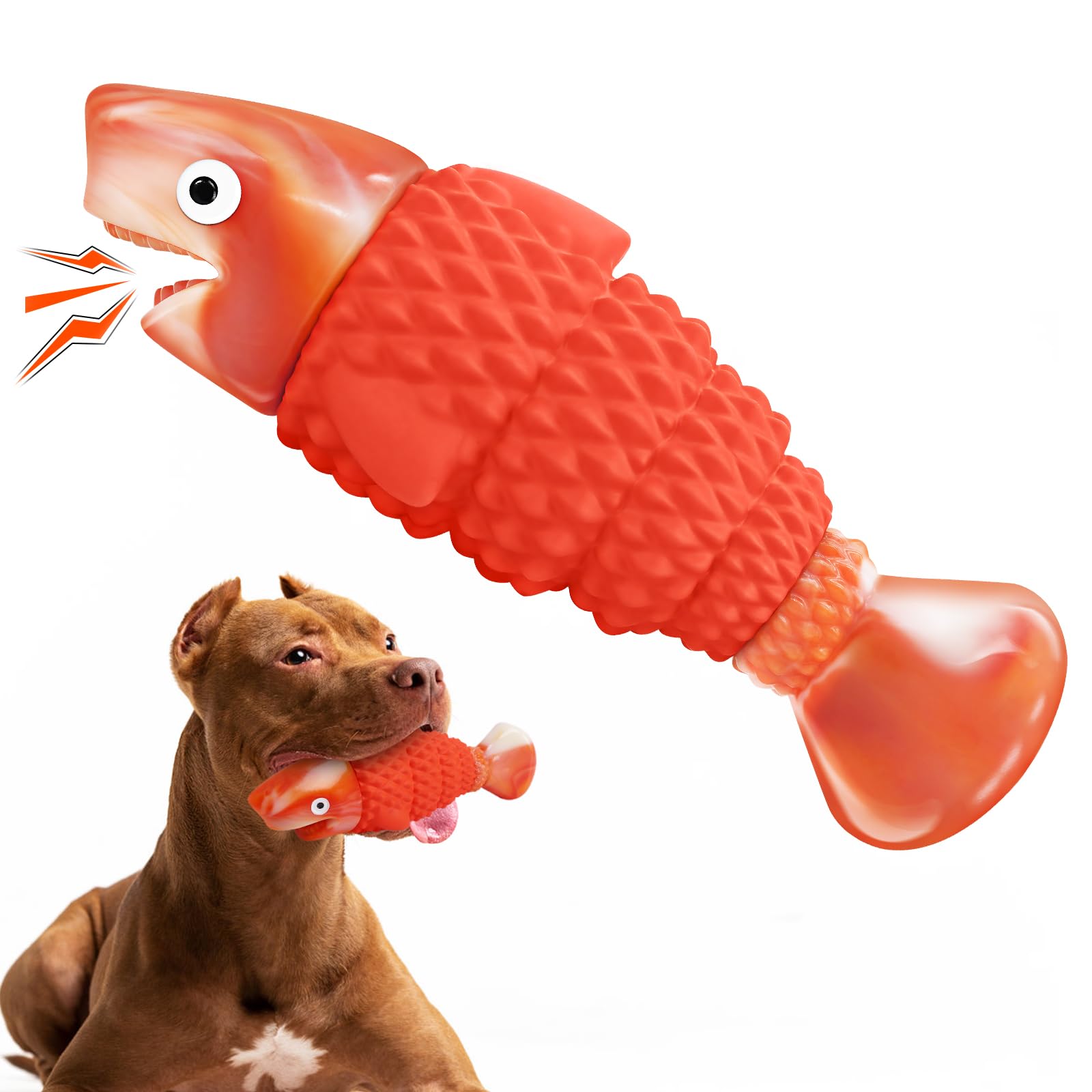 Boyoyo Indestructible Dog Toys For Aggressive Chewers Large Breed, Dog Chew Toys For Aggressive Chewers, Tough Dog Toys For Large Dogs Aggressive Chewers, Large Dog Toys, Squeaky Dog Toys For Dogs