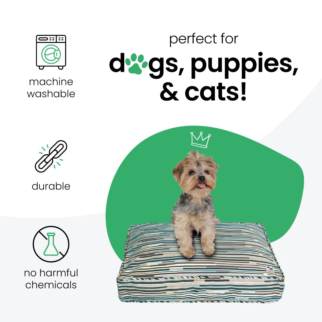 Molly Mutt Medium To Large Dog Bed Cover - I Don'T Like Mondays Print - Measures 27   X36   X5- 100% Cotton - Durable - Breathab