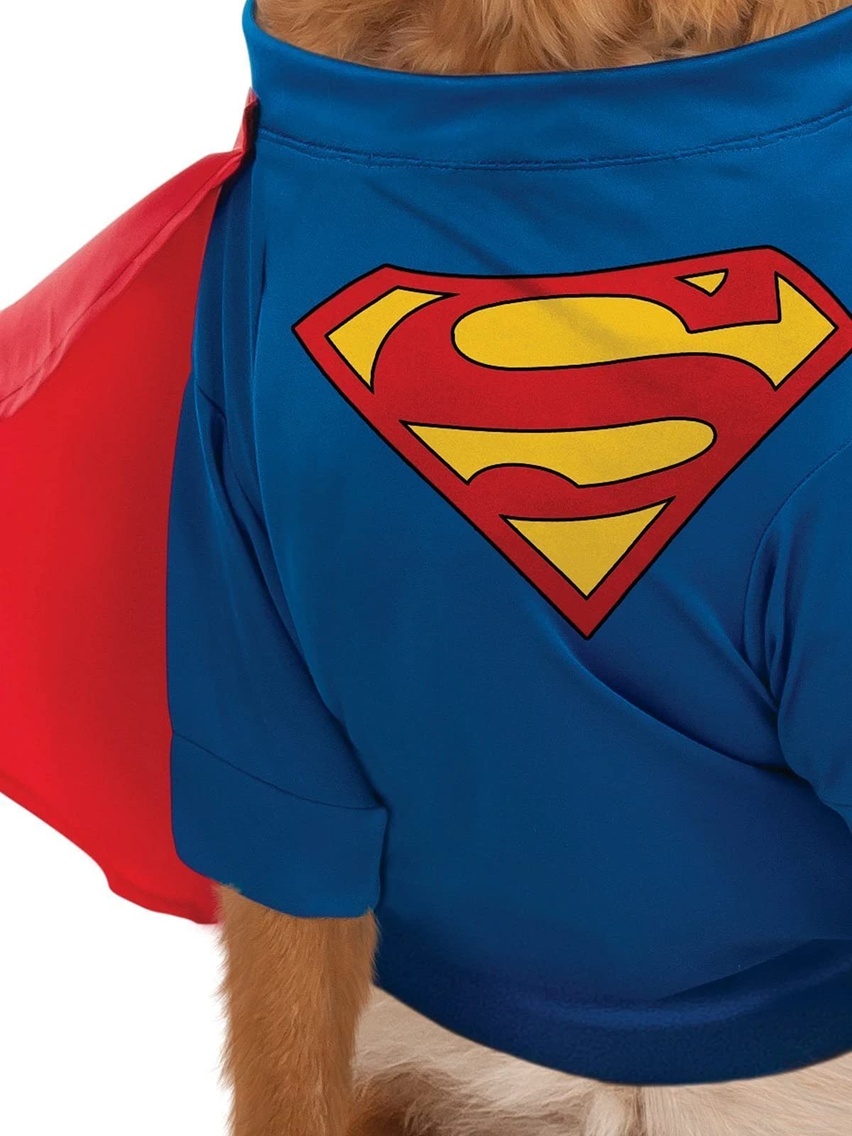 Rubies Superman Pet Costume, Large, Plastic Material, As Shown, Model 887871 L - Perfect for Themed Parties and Halloween