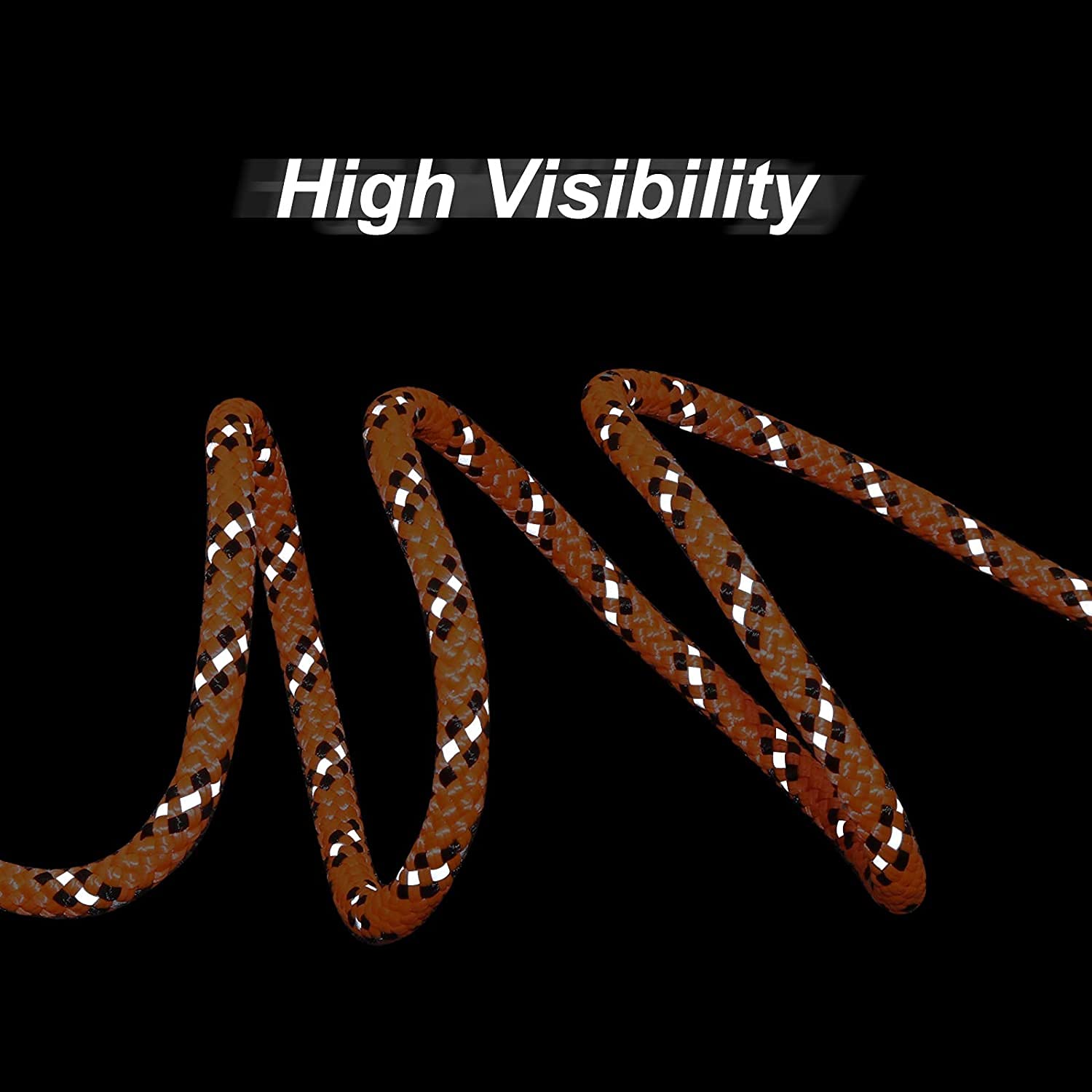 XiaZ 100ft Dog Tie Out Cable - Portable Overhead Trolley System for Dogs up to 200lbs, Perfect for Camping, Yards, Parks & Outdoor Events, Orange