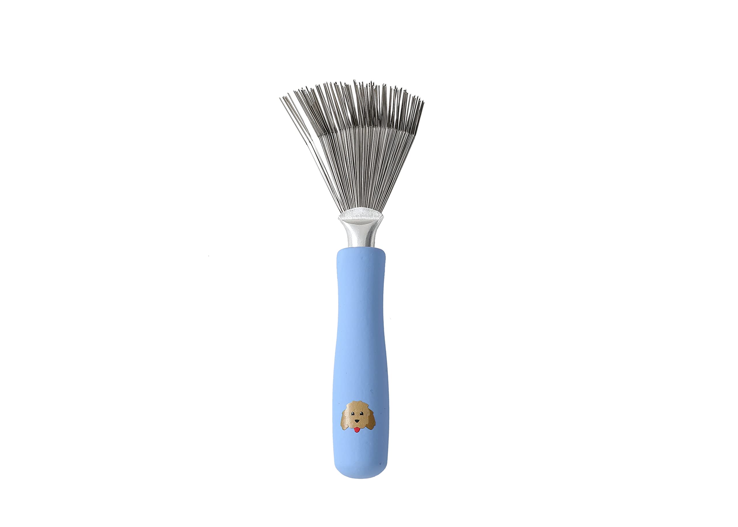 Slicker Brush For Dogs, Grooming Supplies - Best Doodle & Poodle Comb For Long Haired Dogs - Goldendoodle Long Pin Dentangler Fo