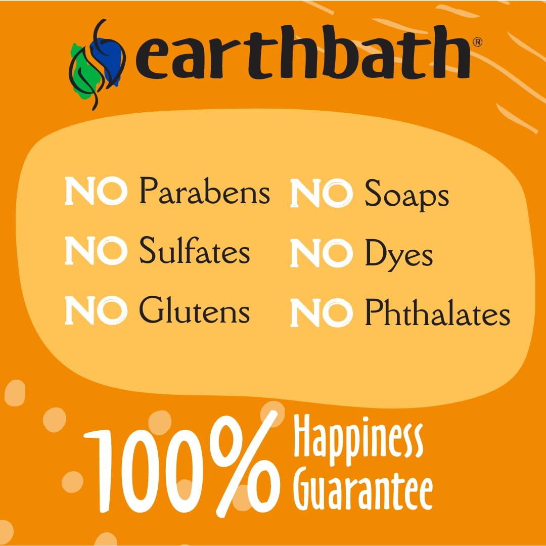 Earthbath, Sweet Orange Dirty Dog Shampoo - Cruelty Free Dog Shampoo And Conditioner, Made In Usa, Gentle Dog Wash, Best Puppy Shampoo & Puppy Supplies - 16 Oz (1 Pack)