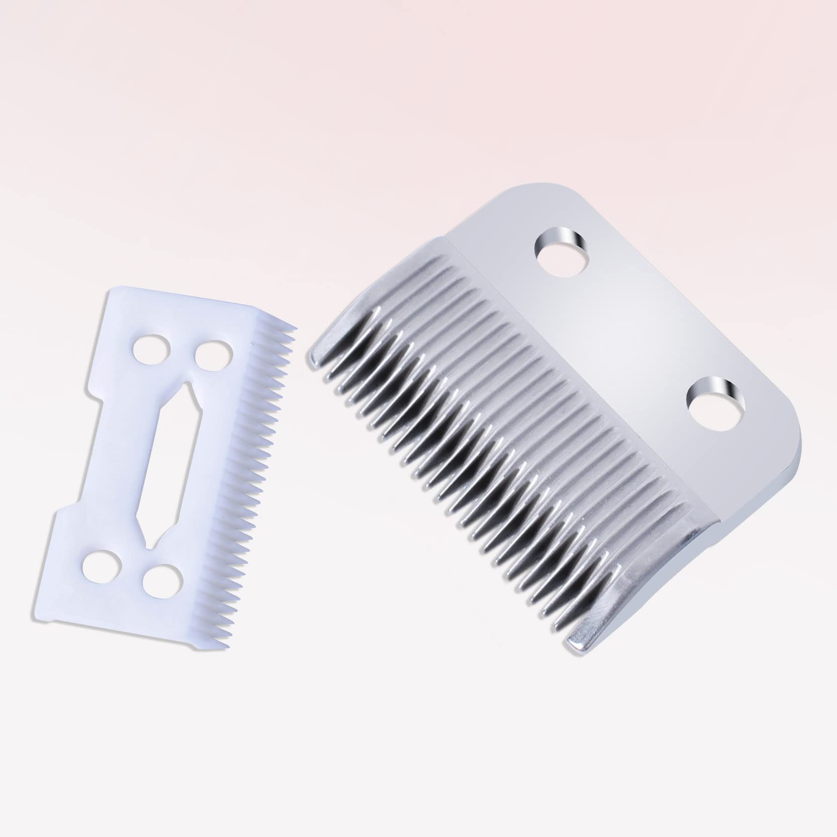 Clippers Blades Replacement Compatible With Wahl 30-15-10(#1037-400),Professional Animal Standard Adjustable Blade Set,Ceramic D