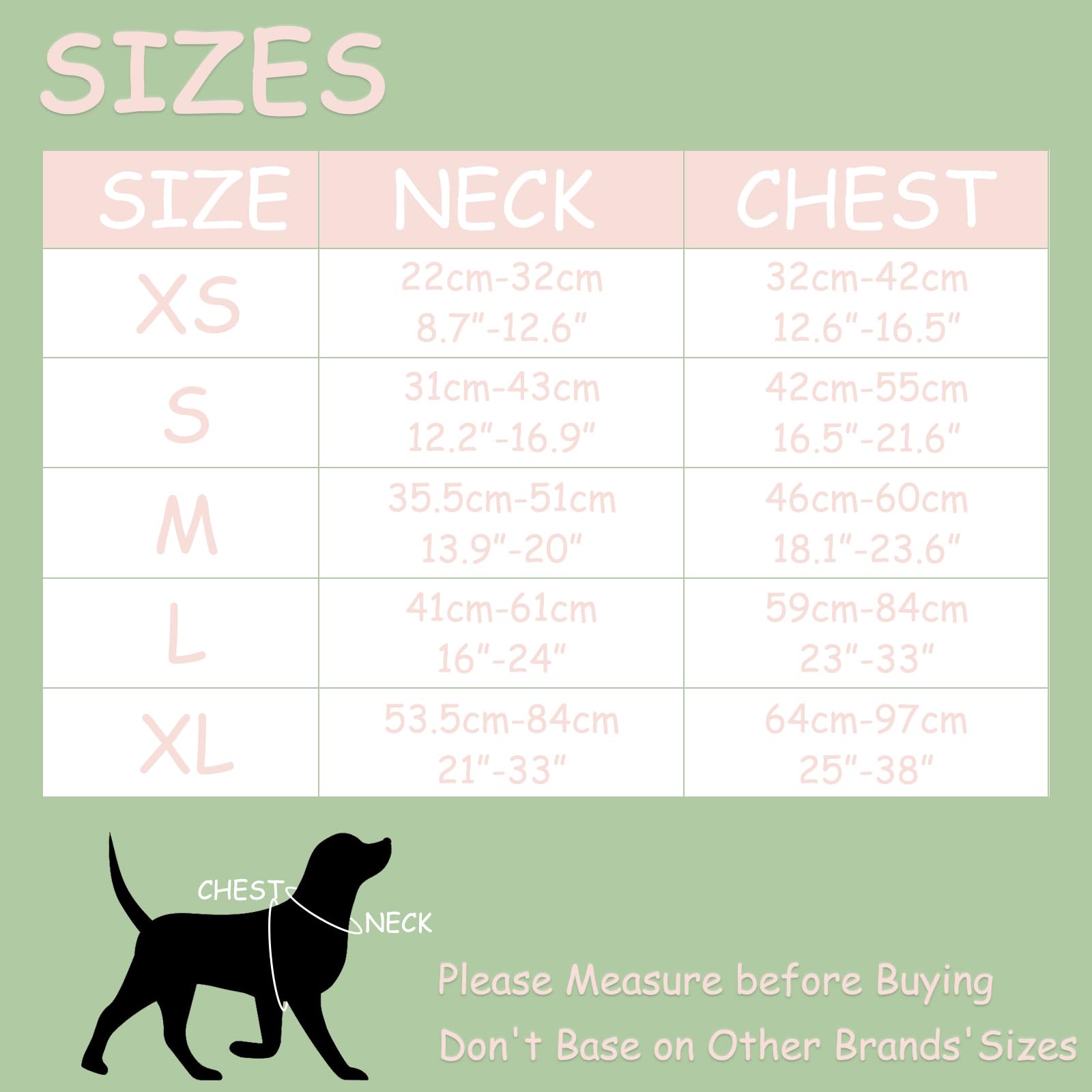 Wolfone No Pull Dog Harness Adjustable Soft Padded Pet Vest With Control Handle Adorable Daily Harness For Dogs(Mint Green L)