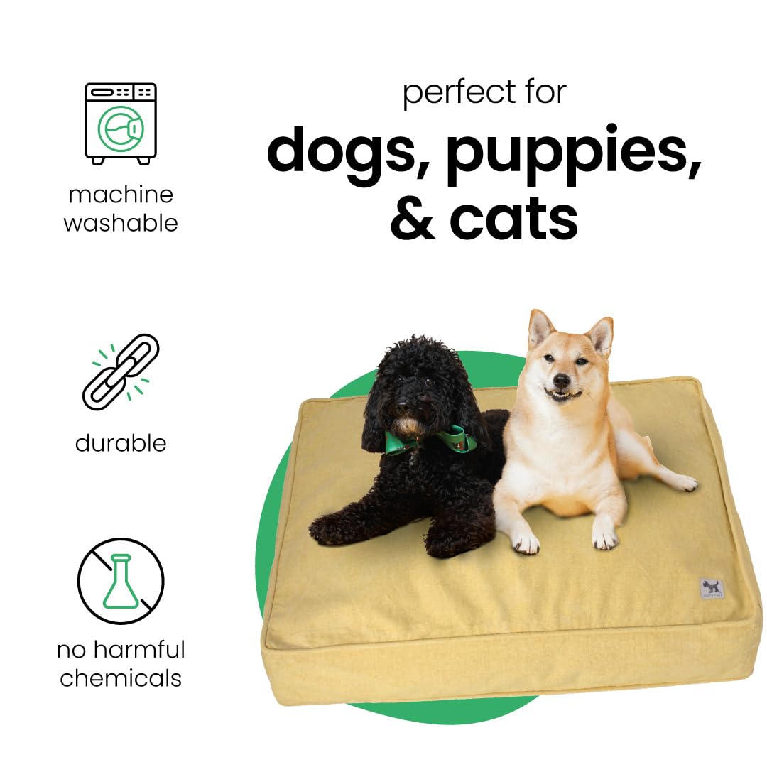 Molly Mutt Elysium Dog Bed Duvet Cover, Gots-Certified 100% Cotton Canvas Cover For Dog, Puppy, Or Cat Bed, Durable, Washable, A