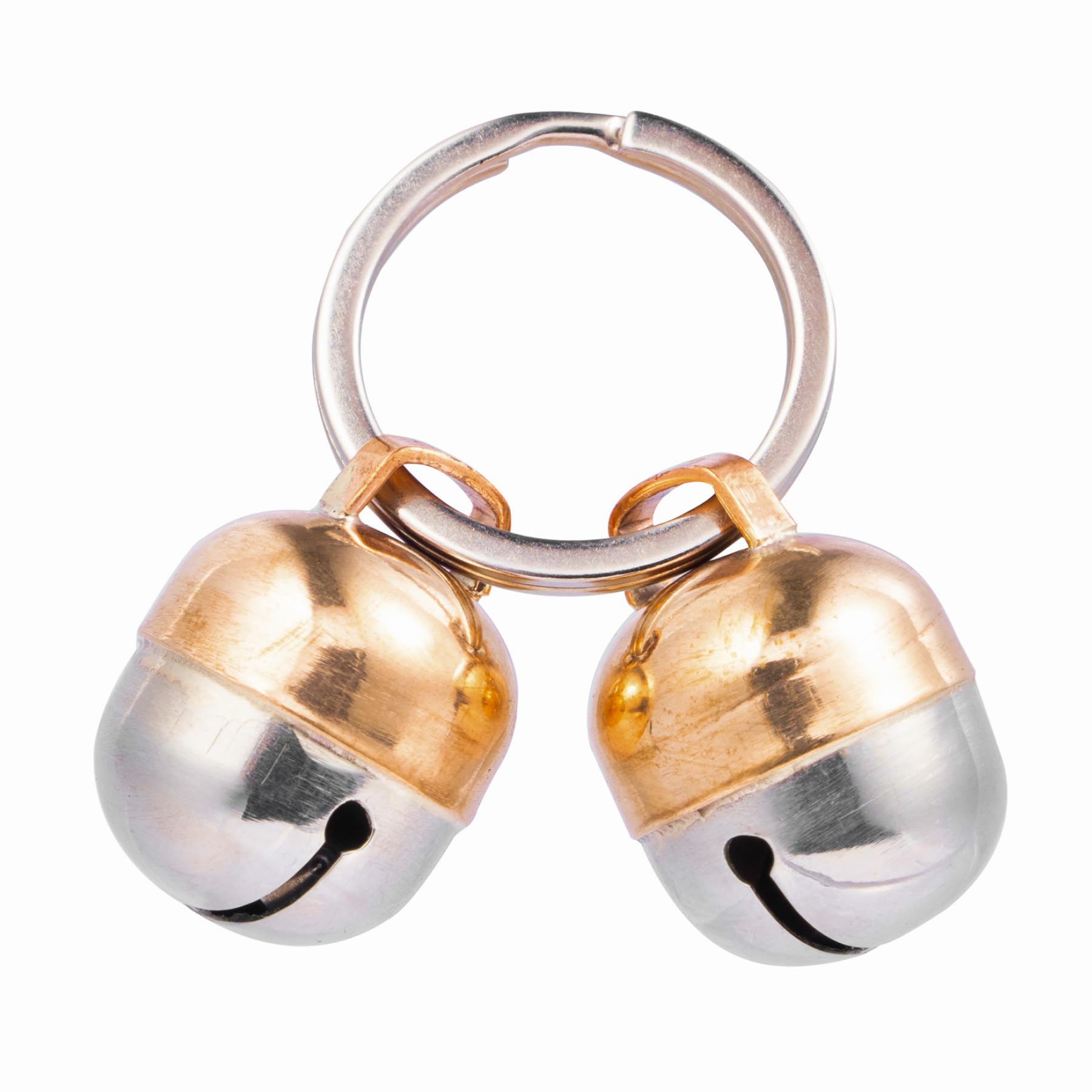 Beaus Bells 2 Extra Loud Cat & Dog Bells | Pet Tracker | Save Birds & Wildlife | Luxury Handmade Copper (Medium)