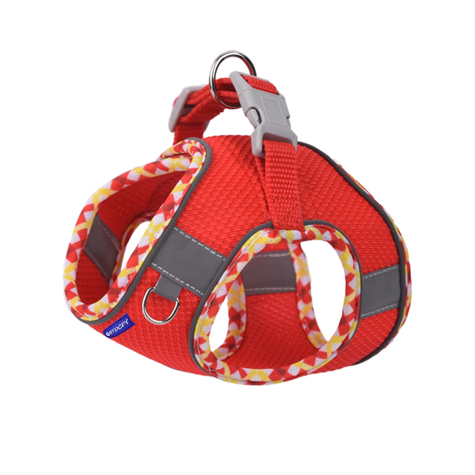 Btdcfy Step In Mesh Dog Harness And Leash Set - Breathable Air Mesh Reflective Escape Proof Dog Harness Vest - No Choke, Lightwe
