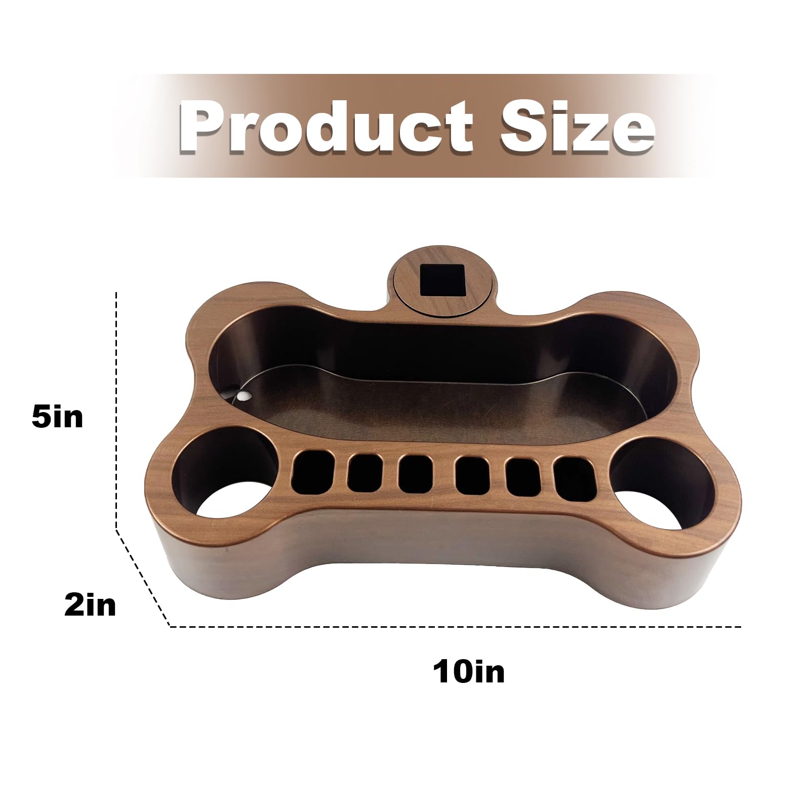 Huioqwe Adjustable Pet Grooming Organizer - Multi-Compartment Holder For Brushes, Scissors And Grooming Accessories