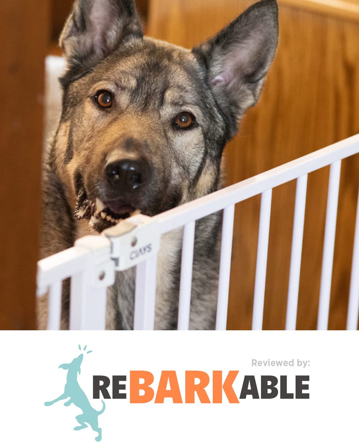Ciays 29.5?To 41.3?Baby Gate For Stairs Doorways And House, 30?Height Extra Wide Auto-Close Safety Dog Gate For Pets With Secure Alarm, Pressure Mounted, White