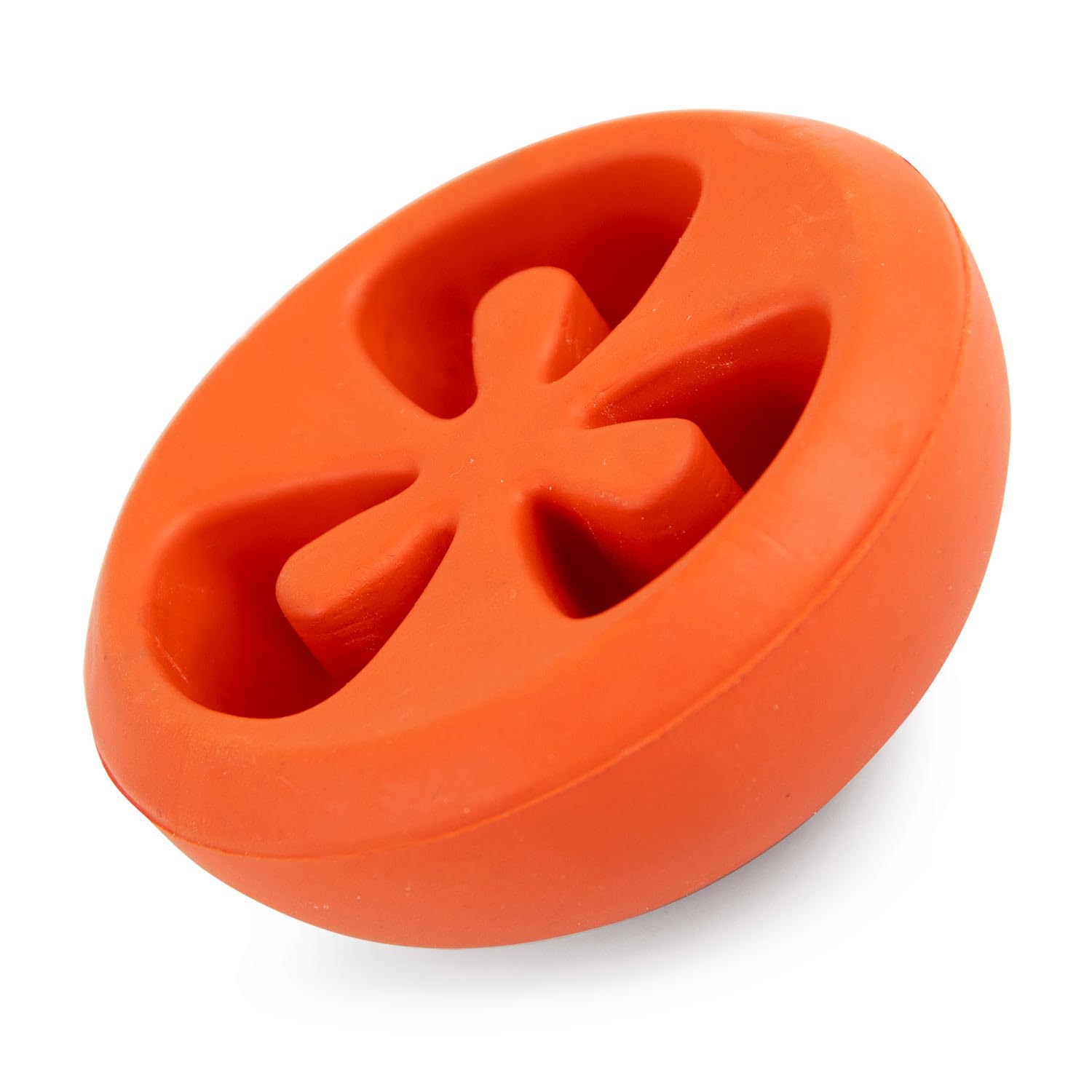 Jeffers Pet Natural Rubber Dog Chew Toy - Red Tomato, Small - Treat Dispensing, Vanilla Scent, Durable, Non-Toxic, Dishwasher Sa