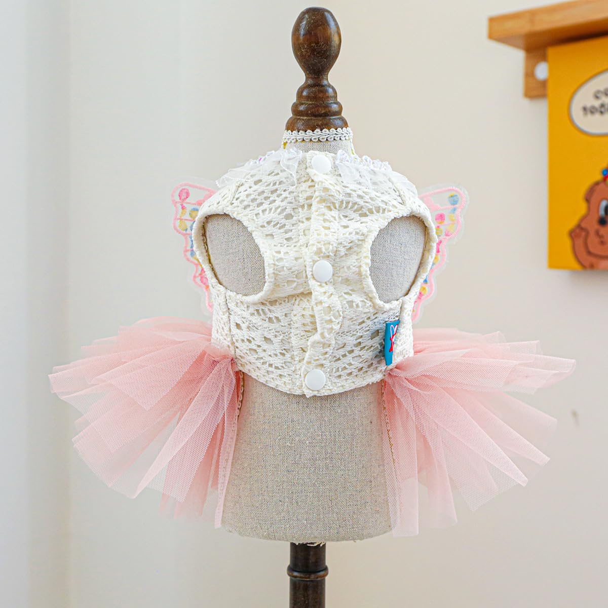 Marupet Fashion Sweet Puppy Dog Blingbling Princess Skirt Pet Dog Lace Cake Camisole Tutu Dress B-Pink L