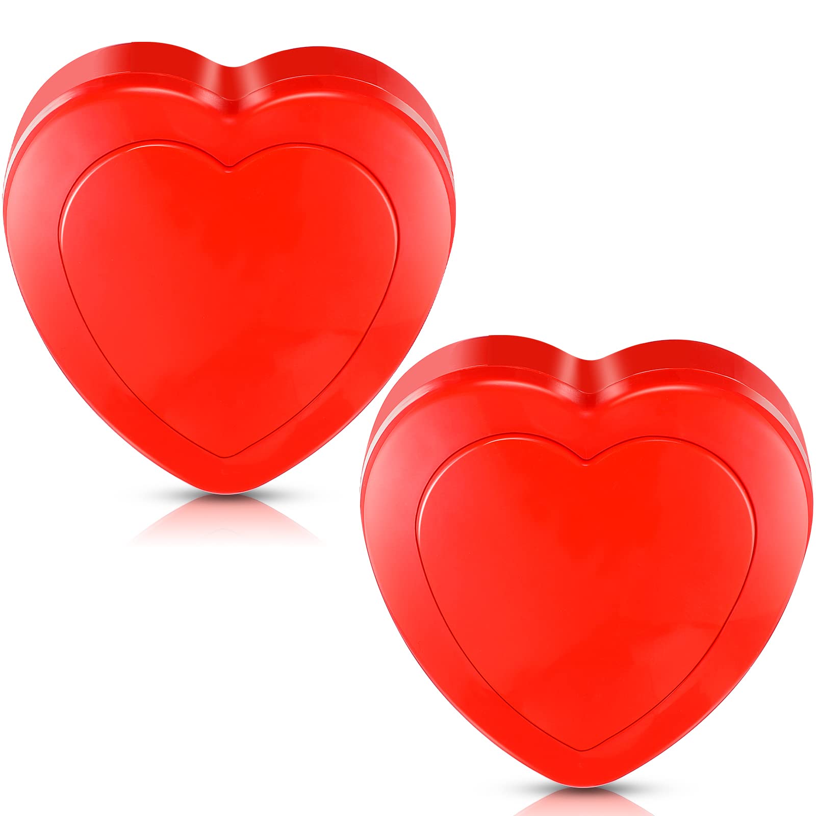 Lenwen 2 Pcs Heartbeat Replacement Soother Heartbeat Simulator Red Puppy Heartbeat for Puppy Sleep Aid Replacement Pulsing Heart