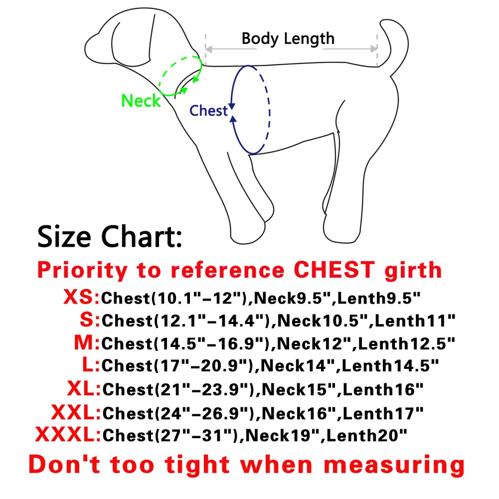 Joydaog Fleece Lined Warm Dog Jacket For Winter Cold Weather,Soft Windproof Large Dog Coat,Blue Xxl