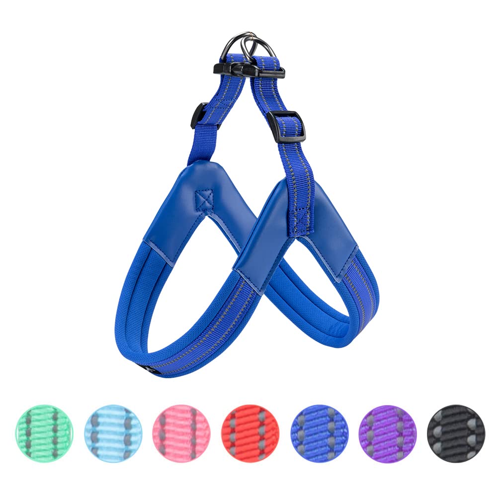 Excellent Elite Spanker No Pull Dog Harness Step-In Adjustable Reflective Vest Soft Padded Easy Pet Chest Strap With Leash Clips
