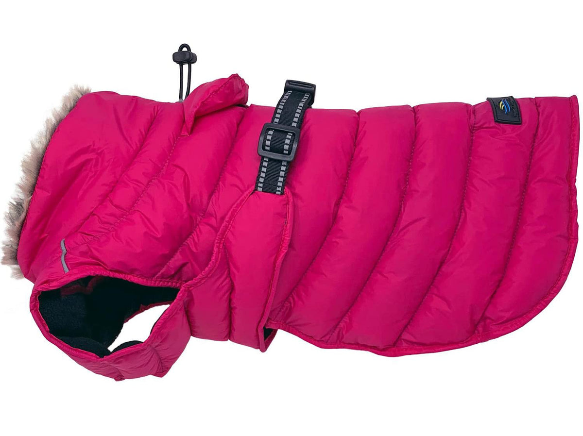 Alpine Extreme Weather Puffer Coat (X-Large, Pink Peacock)