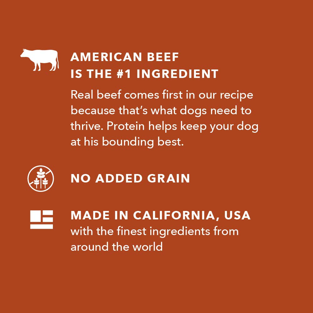 Amazon Brand - Wag Dry Dog Food Beef & Sweet Potato, Grain Free 24 lb Bag