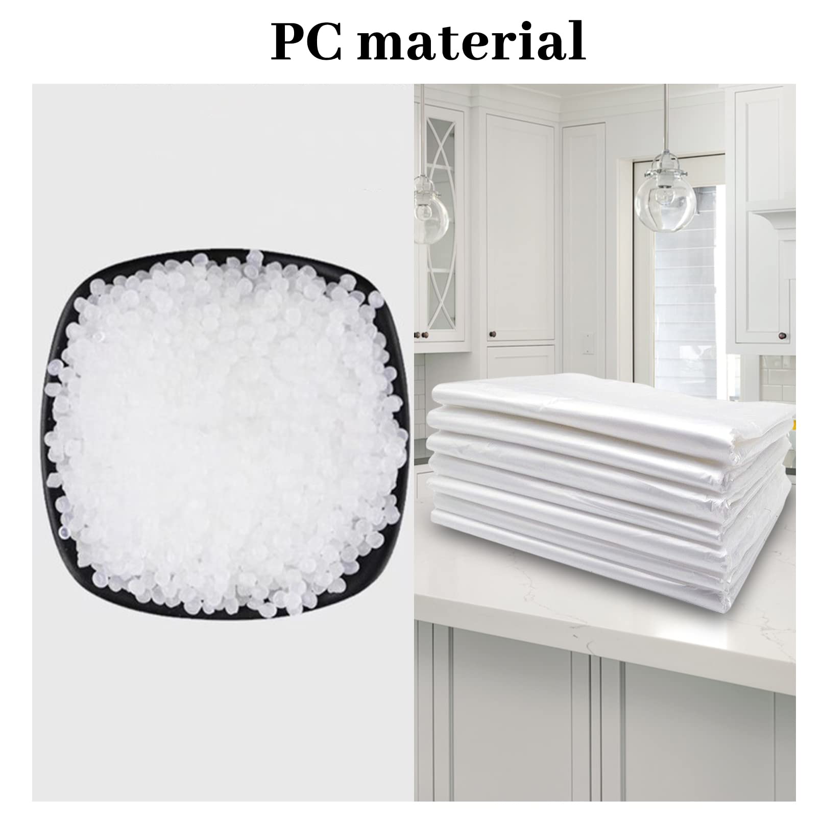 Kathson 100 Pcs Rabbit Cage Liners Disposable Large Plastic Mat Films For Bunny Guinea Pigs Chinchillas Rats Hamsters Hedgehogs